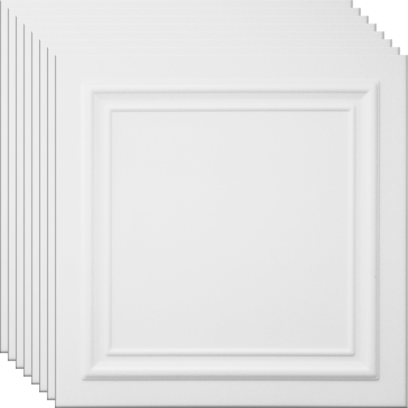

Białe Sufitowe Dekor Kasetony 0824 2m2 + gratis