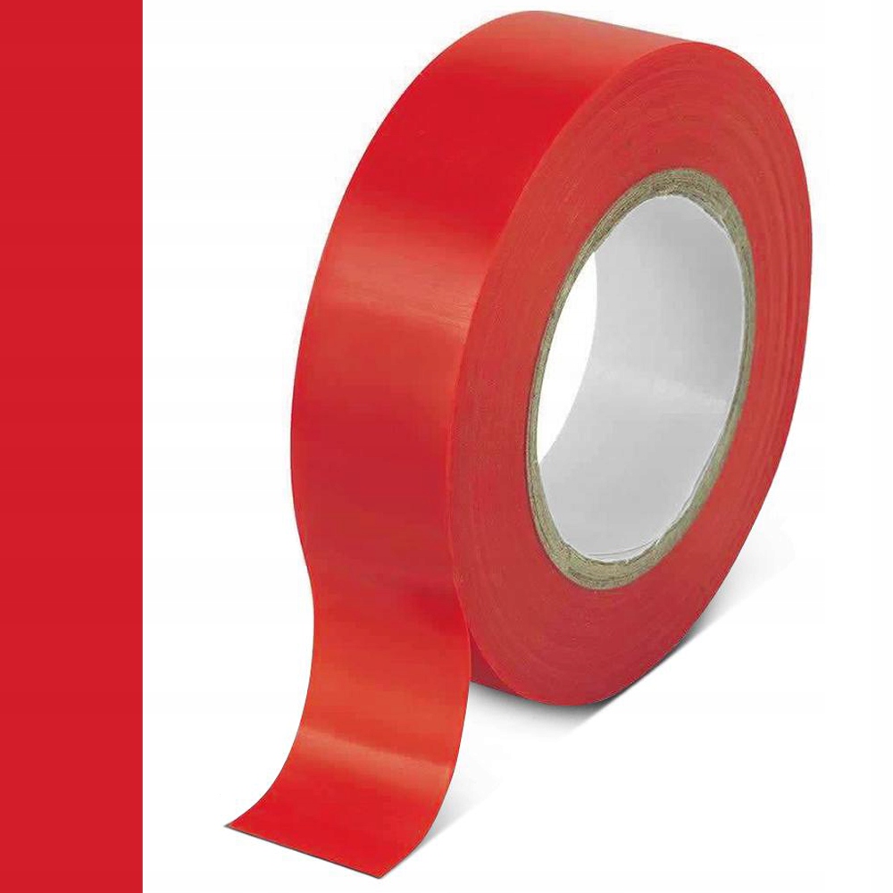 

Mocna Taśma Izolacyjna Czerwona Lexton 19MM X 10M