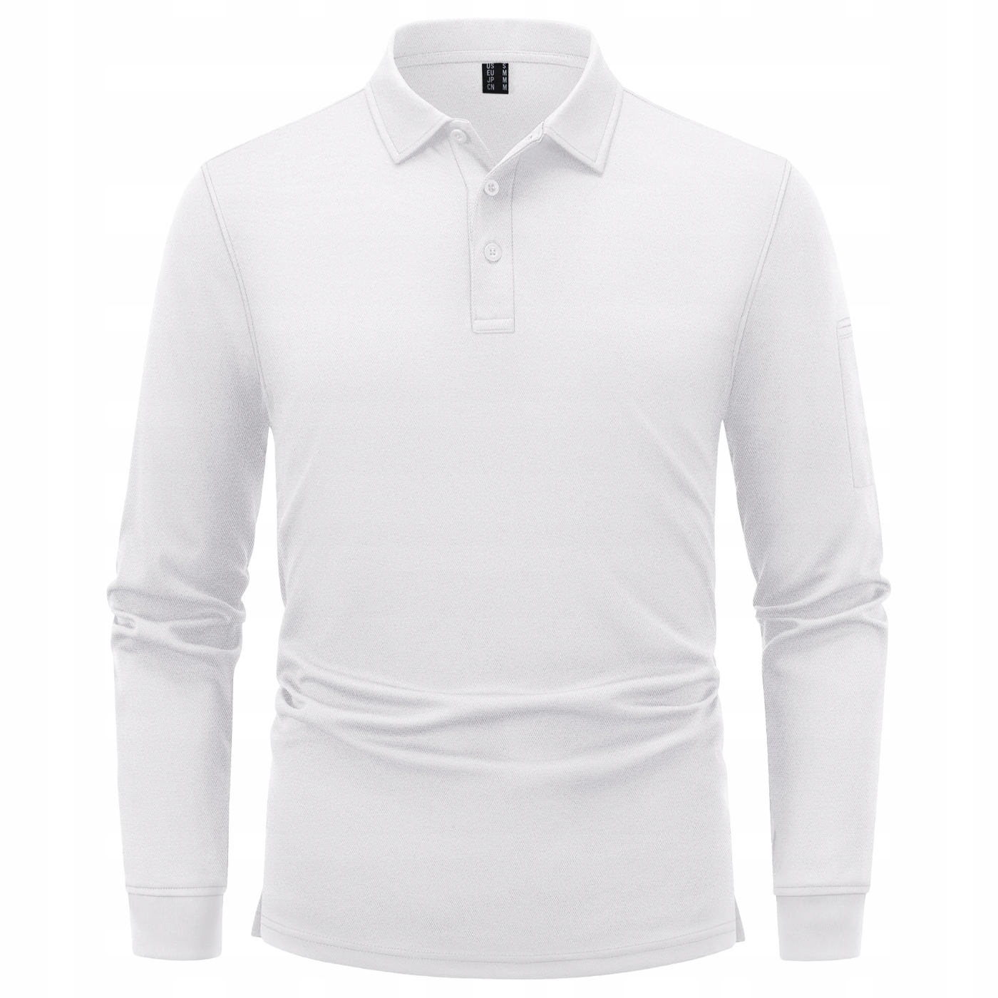 Pánské Polokošile s dlouhým rukávem do Golfu Taktické Stylové Lehké Bílé XL