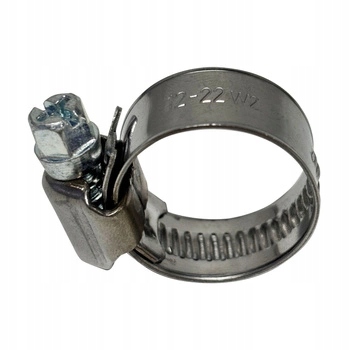 Opaska ślimakowa stal nierdzewna W2 Ø12-22 mm, szer.12 mm