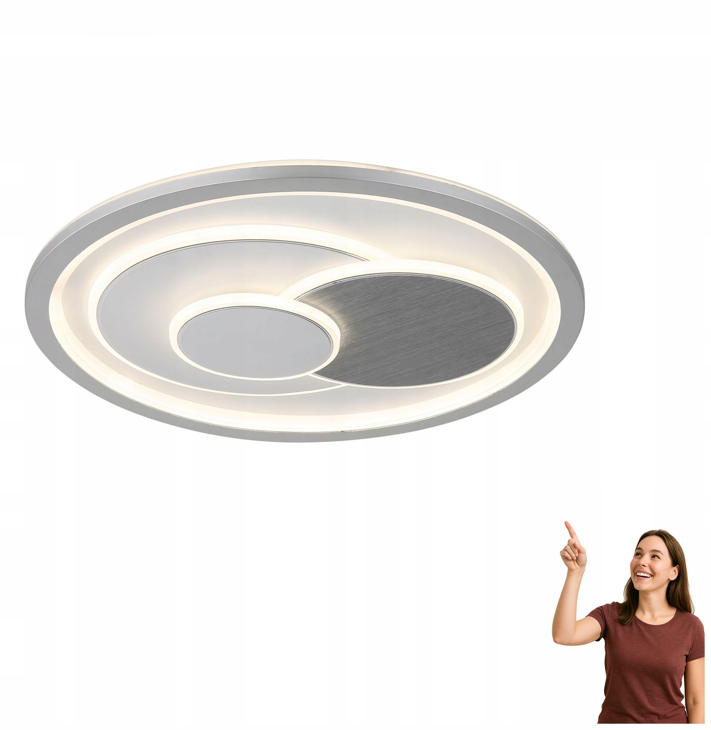 Led stropná lampa 60W Ruiz I 48469 Globo