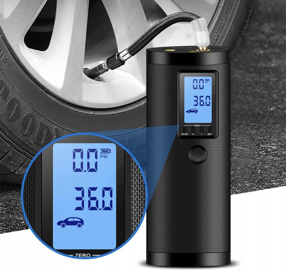 Elektryczna rczna pompka do opon, przenona Marka inna