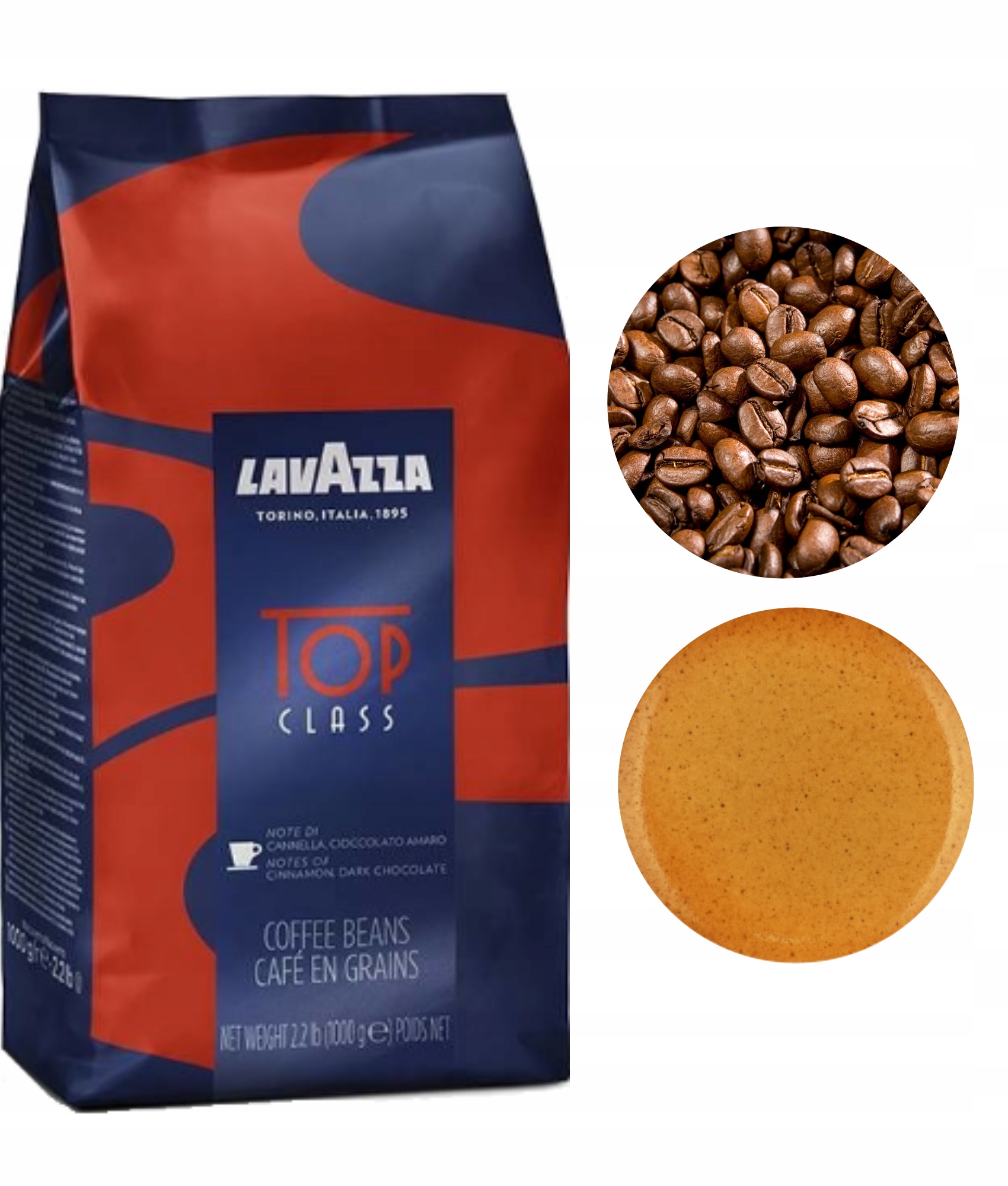 Levně Lavazza Top Class káva zrnková černá 1 kg
