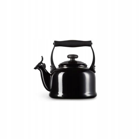 Smaltovaná oceľová kanvica 2.1 l čierna na indukciu Le Creuset
