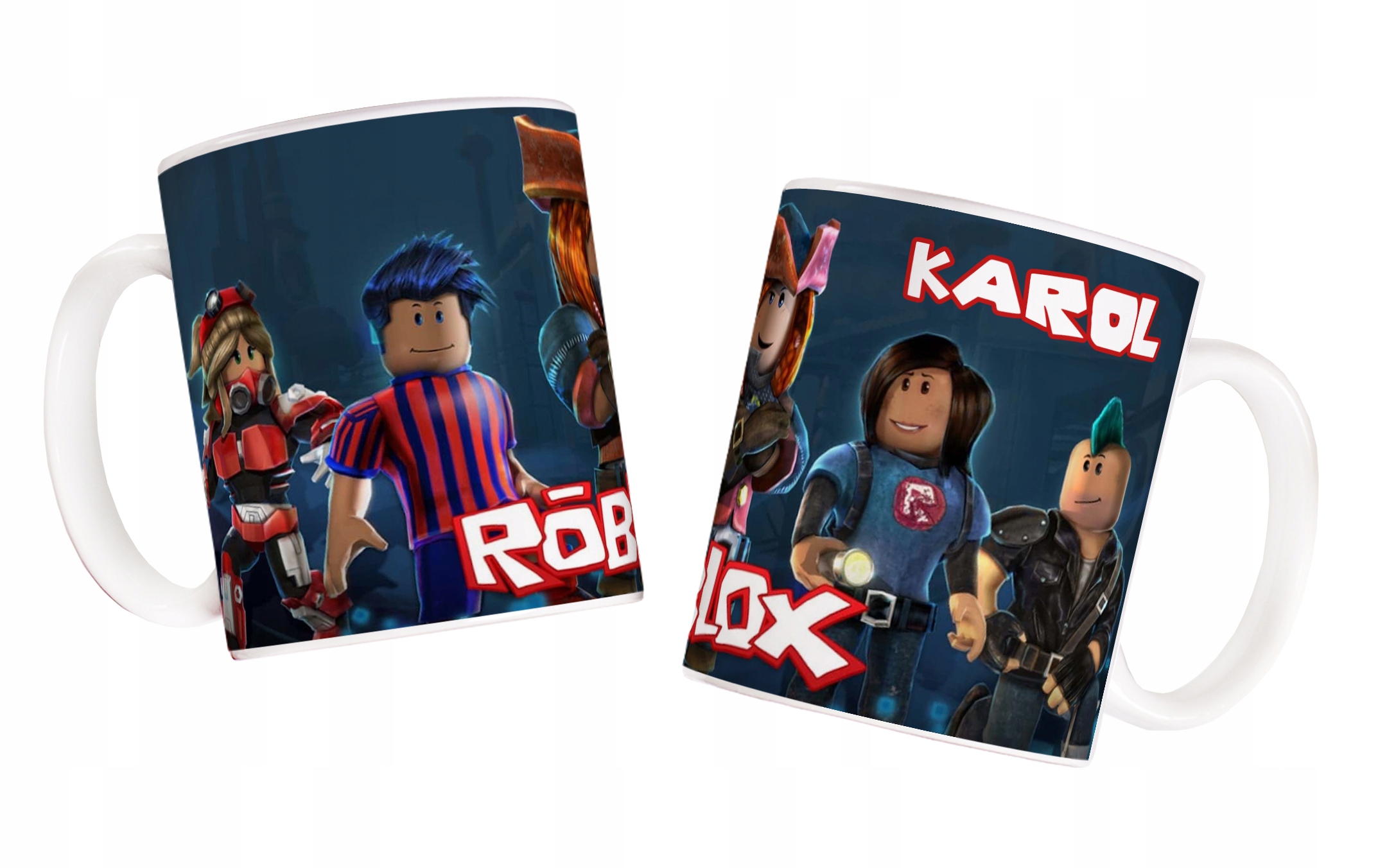 

Kubek Roblox z imieniem dziecka
