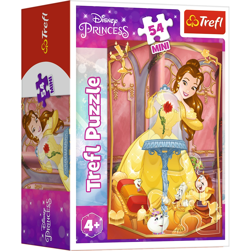 PUZZLE MINI 54 KSIĘŻNICZKI PRINCESS TREFL 54 el 4+
