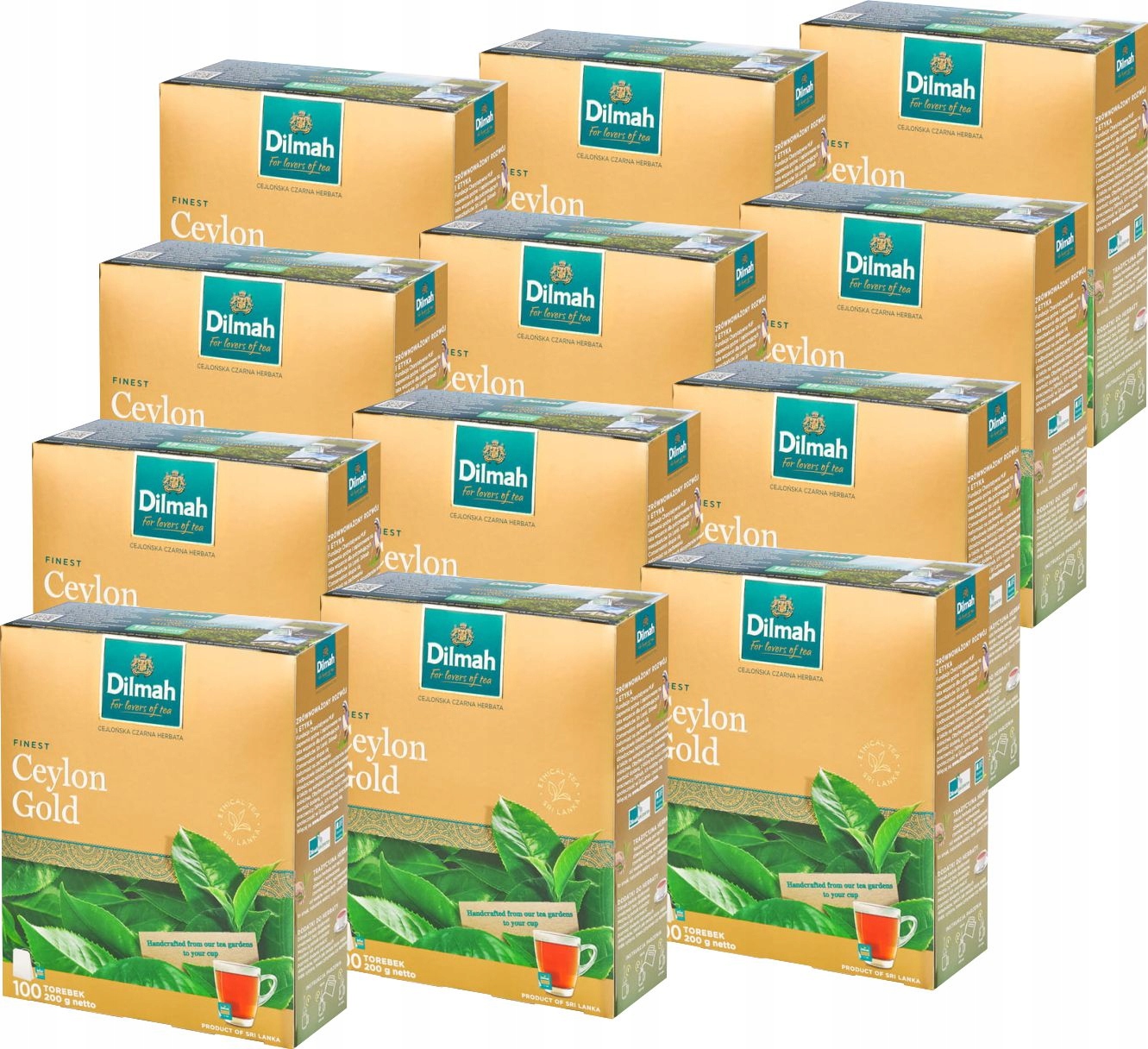 (x12) Dilmah Ceylon Gold 100tb