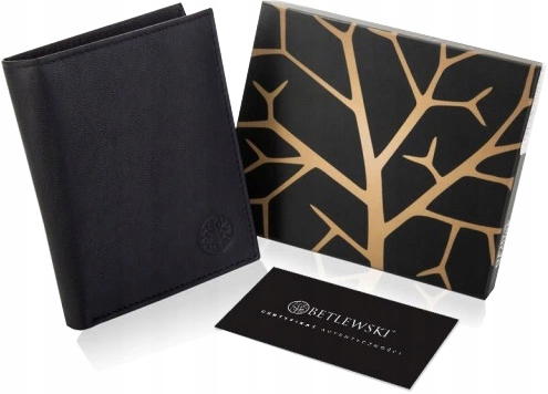 PORTFEL MĘSKI SKÓRZANY BETLEWSKI DUŻY SKÓRA RFID