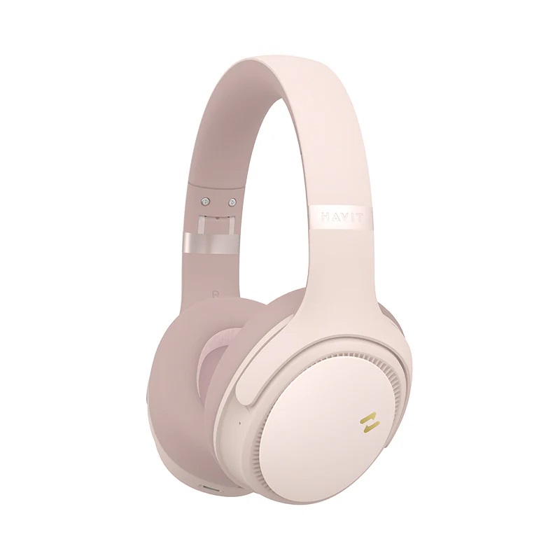 Havit sluchátka bluetooth přes hlavu H630BT Pro růžové