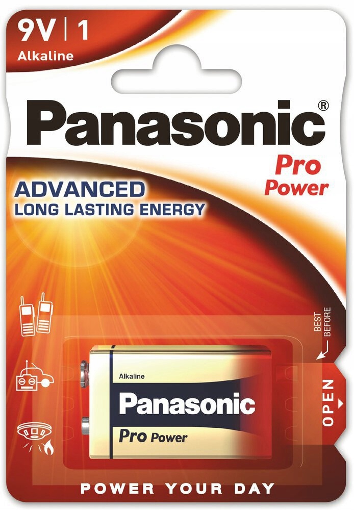 

Bateria Panasonic Alkaline Pro Power 6LR61 9V