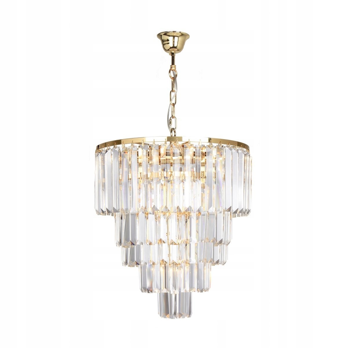 Dekorativní osvětlení s krystaly ve formě závěsných rampouchů Amedeo obývací pokoj