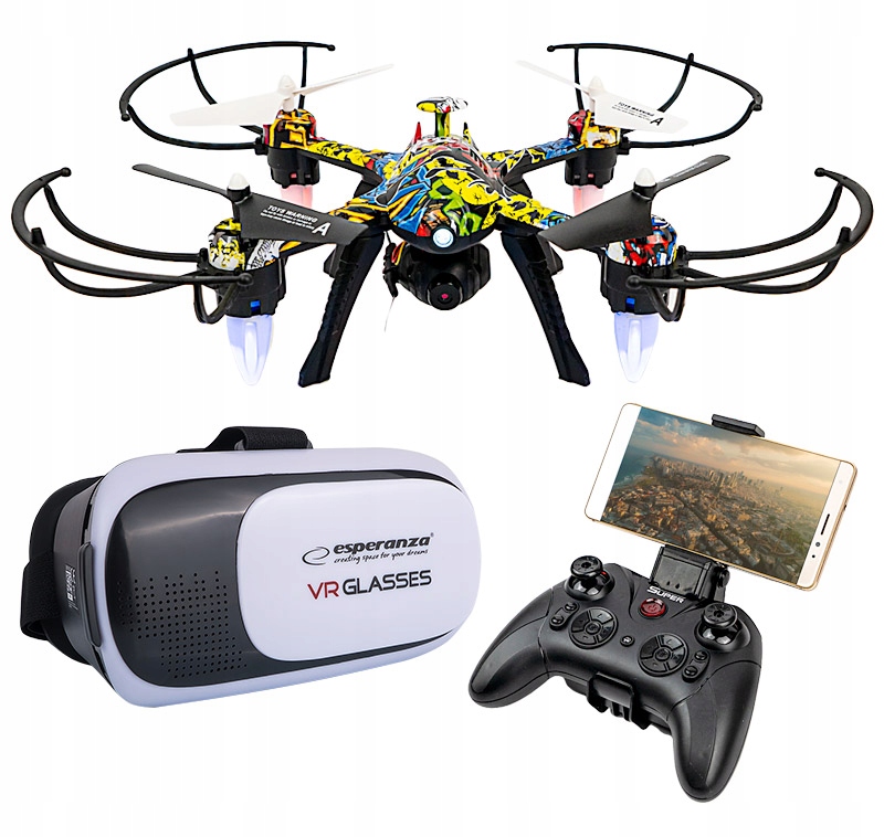 

Dron Z Kamerą Okulary Vr Podgląd Funkcja Zawisu