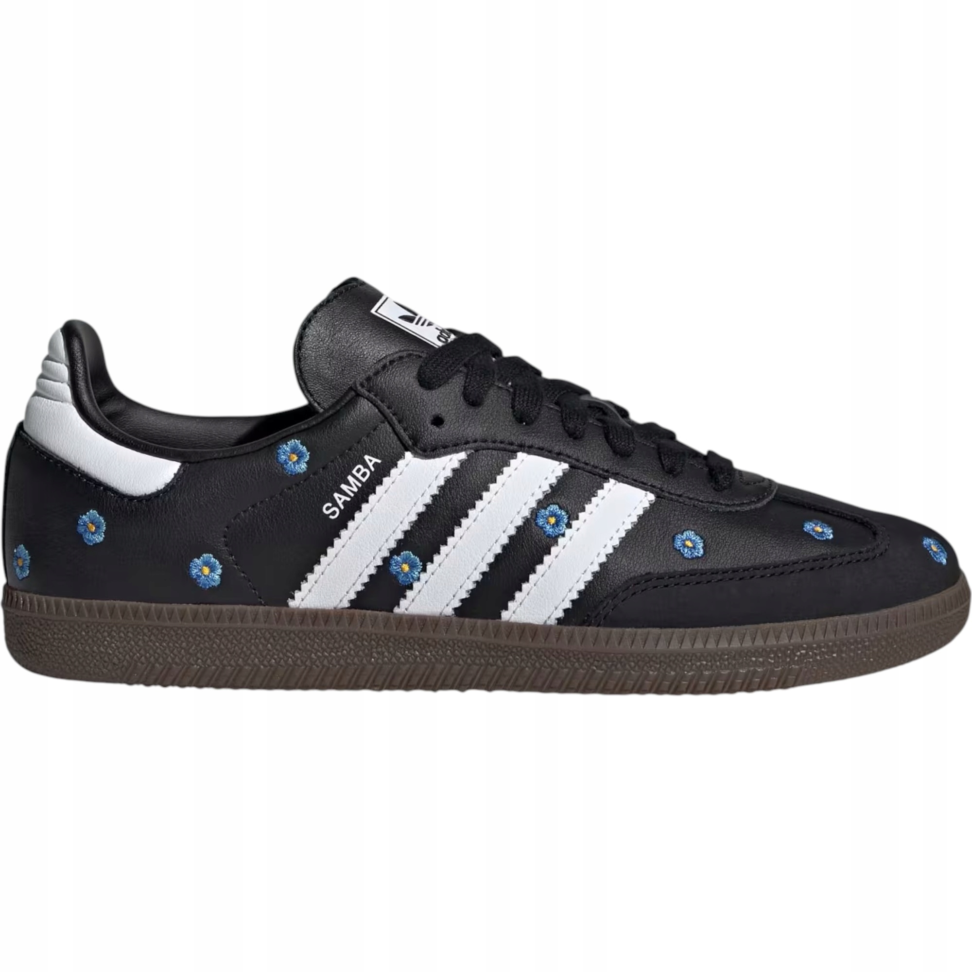 Dámské boty Adidas Samba IF4397 černé kožené s retro výšivkou 39 1/3