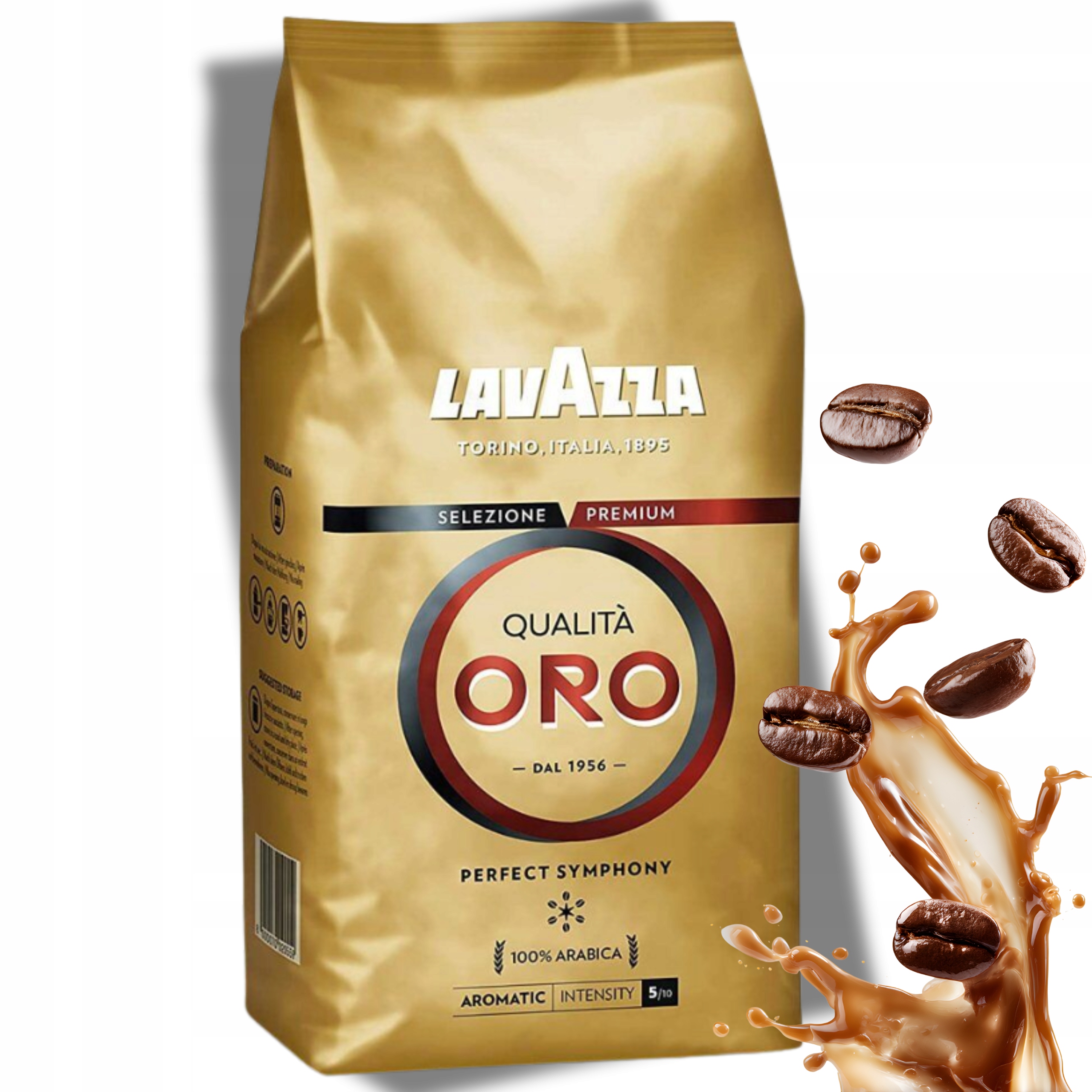 Lavazza Qualita Oro złota Kawa ziarnista czarna Arabica 1000 g