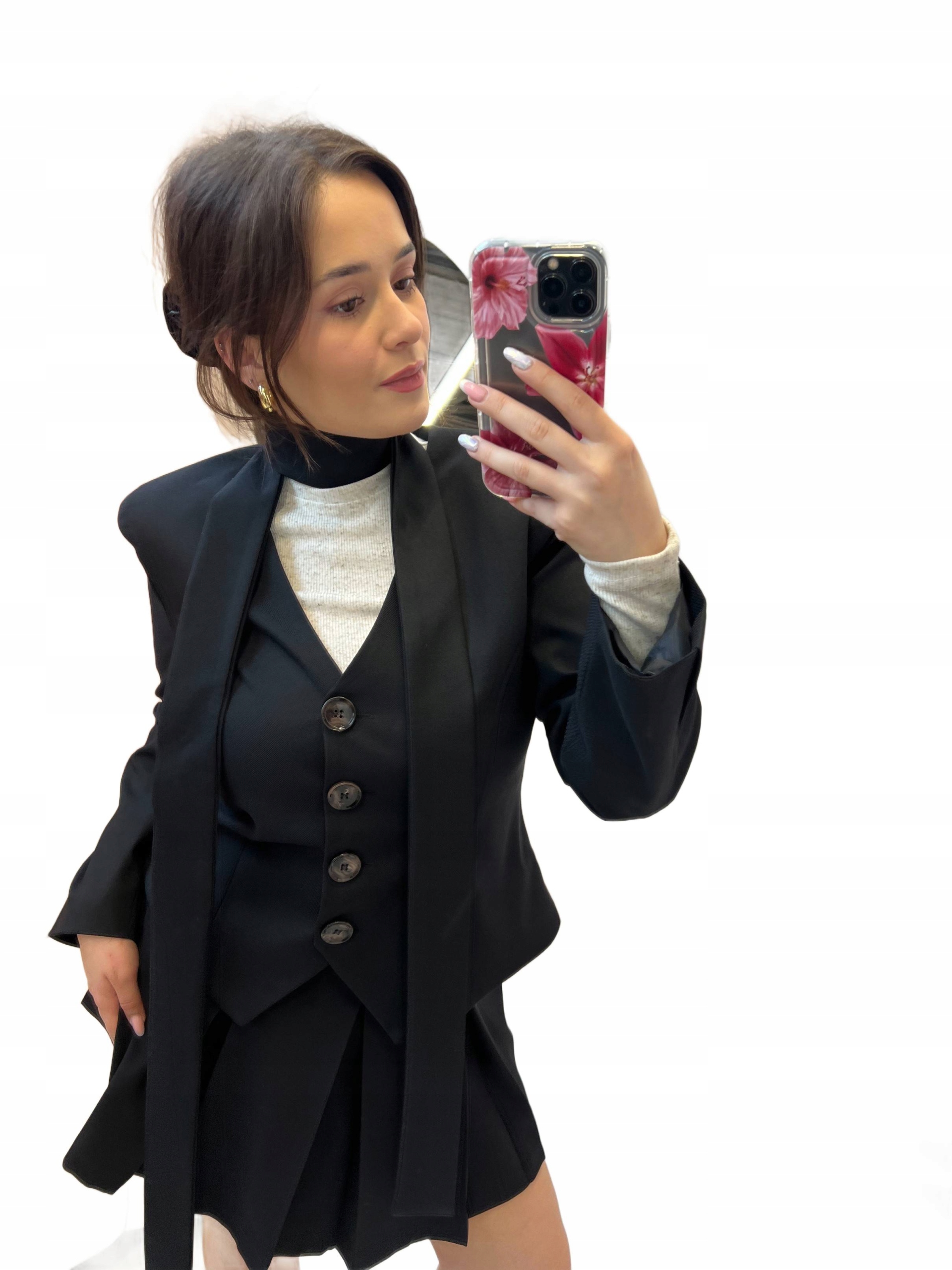 La Milla Korzetová Sako S Páskem Černá Xs 34