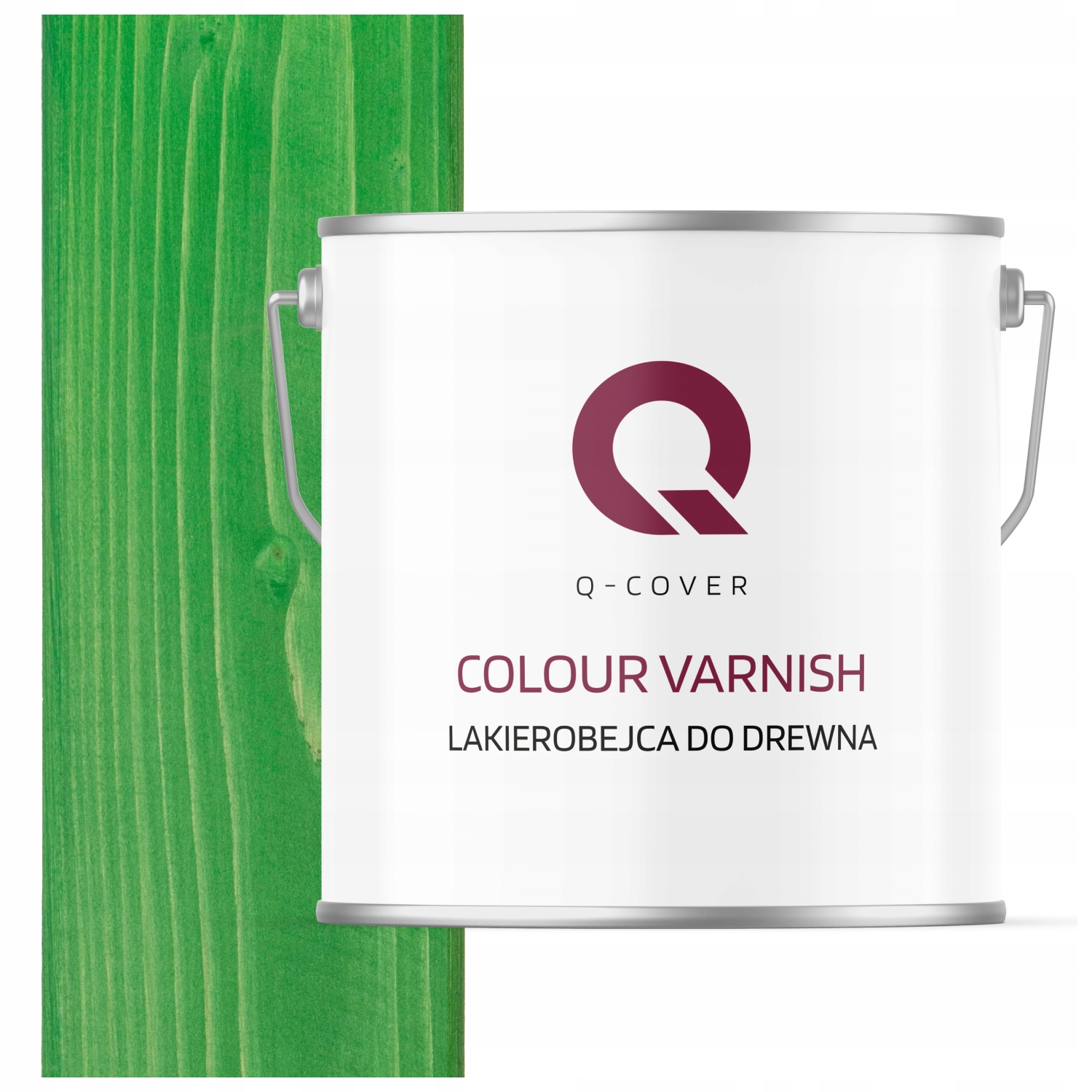 Laková Farba Na Drevo 3V1 Zelená Mätová 6029 Lazúra Satén 5 L Ochranná