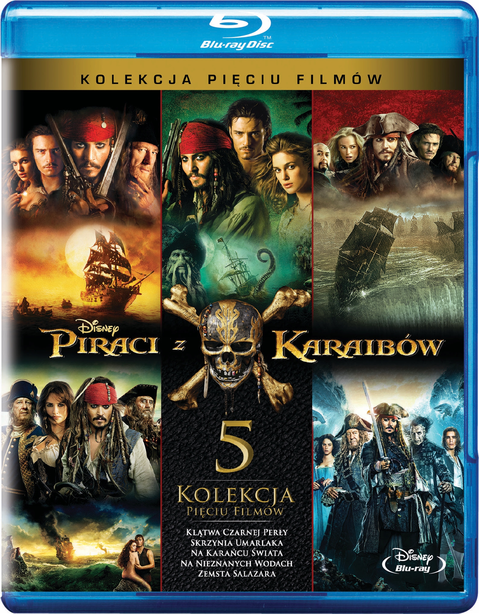 Blu-ray Gore Verbinski Piráti Z Karibiku Balíček 5 Filmů (5BD)