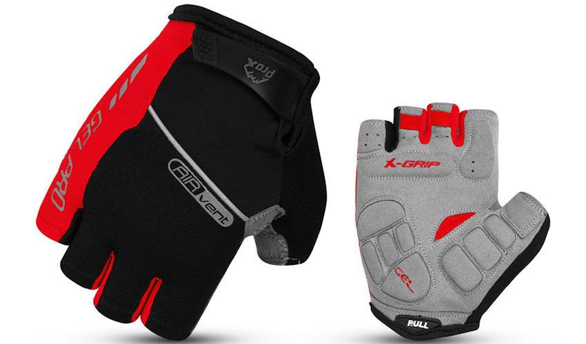 Rękawiczki Rowerowe Krótkie Prox Selected Gel Pro Czerwone Roz. XL