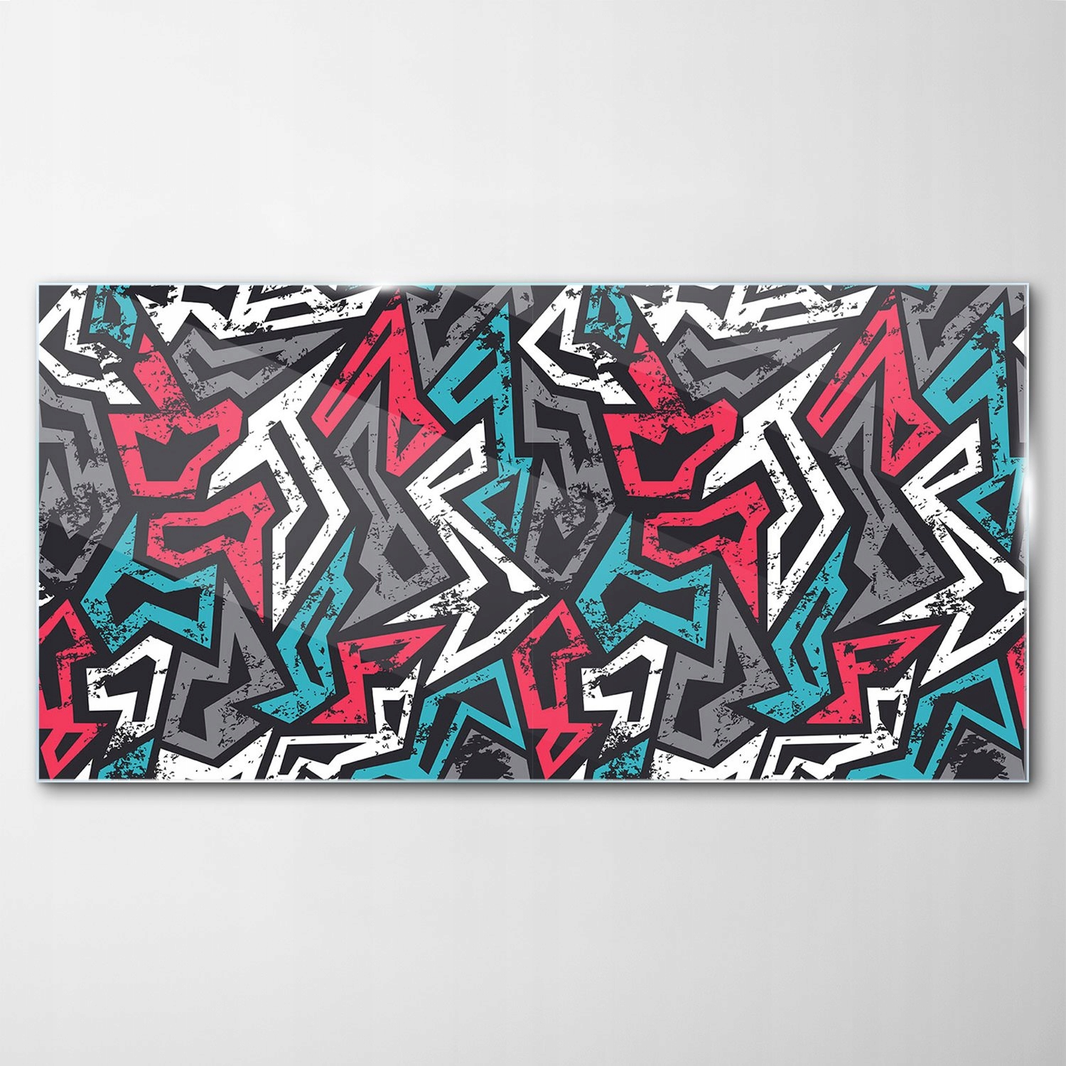 

Obraz Szklany Dekor Graffiti Grunge Sztuka 120x60