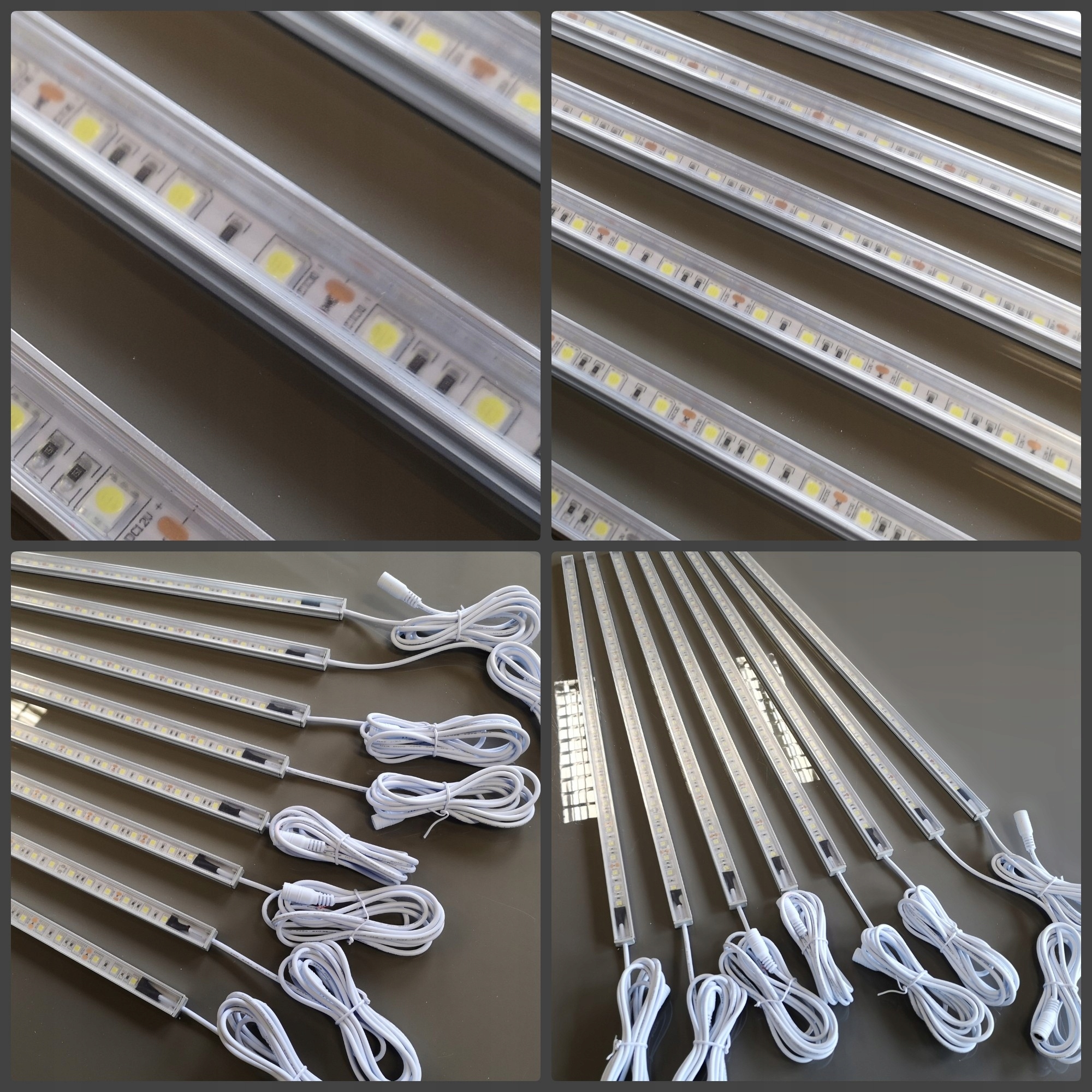 Listwa LED 4x60cm Oświetlenie SZAFY Witryny GABLOT Długość 0.6 m