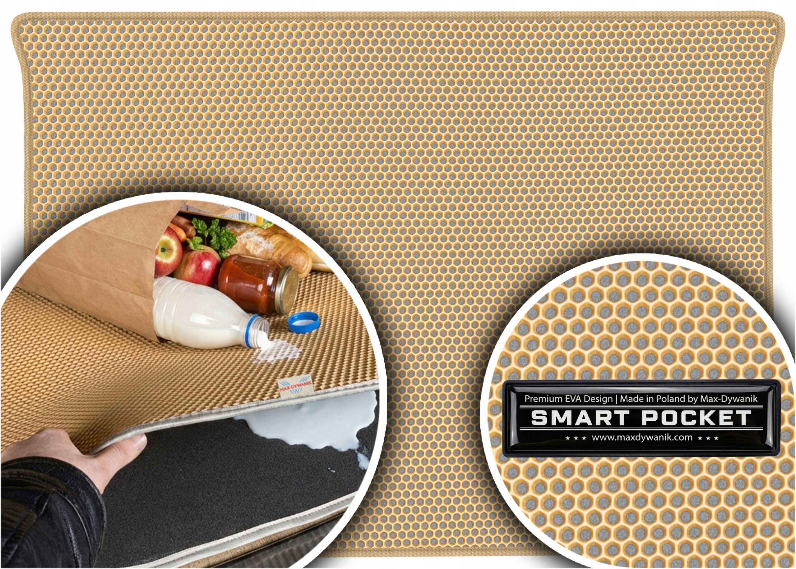 Dacia Spring Suv 2021 – Vložka do batožinového priestoru Eva Smart Pocket Bežová