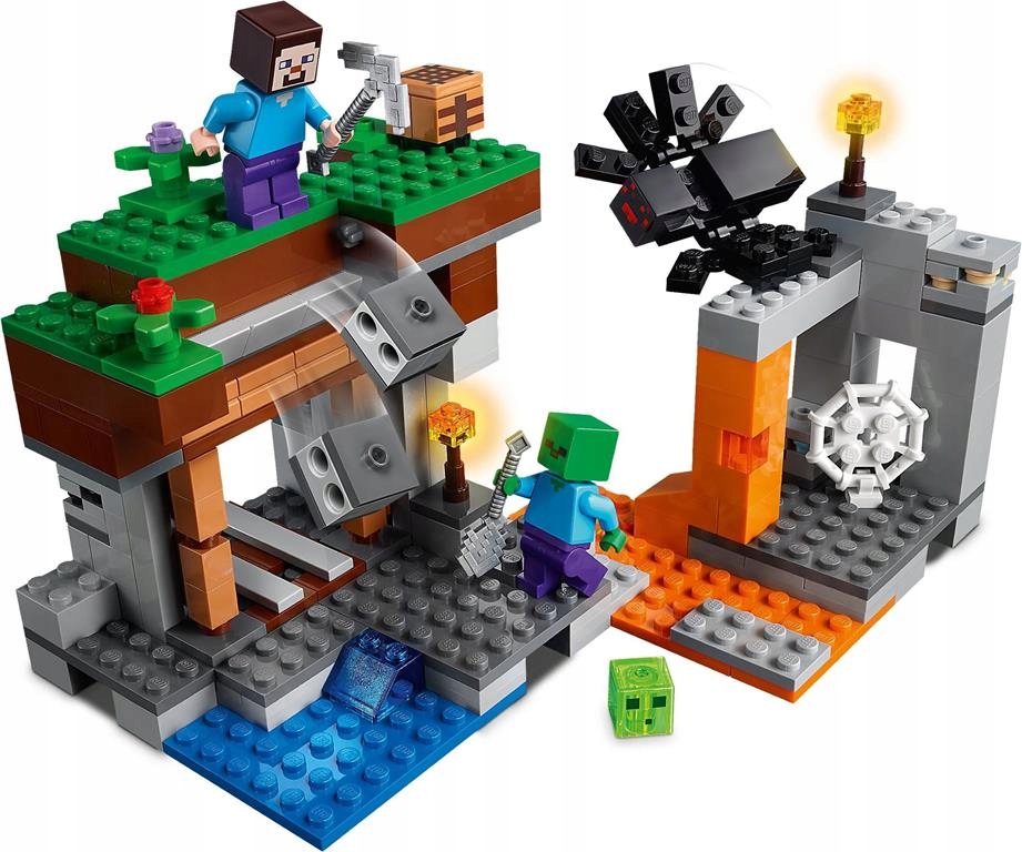 KLOCKI LEGO | MINECRAFT 21166 OPUSZCZONA KOPALNIA NOWE DZIEN DZIECKA +TORBA Marka LEGO