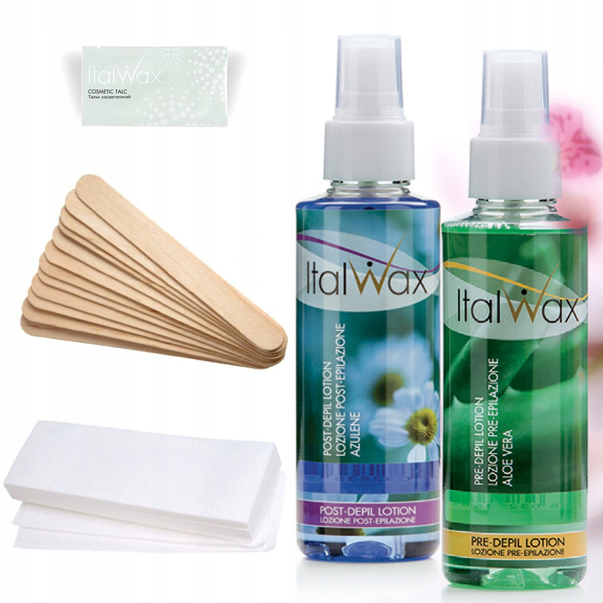 

Zestaw ItalWax 2x100ml Lotion Talk Paski Szpatułki