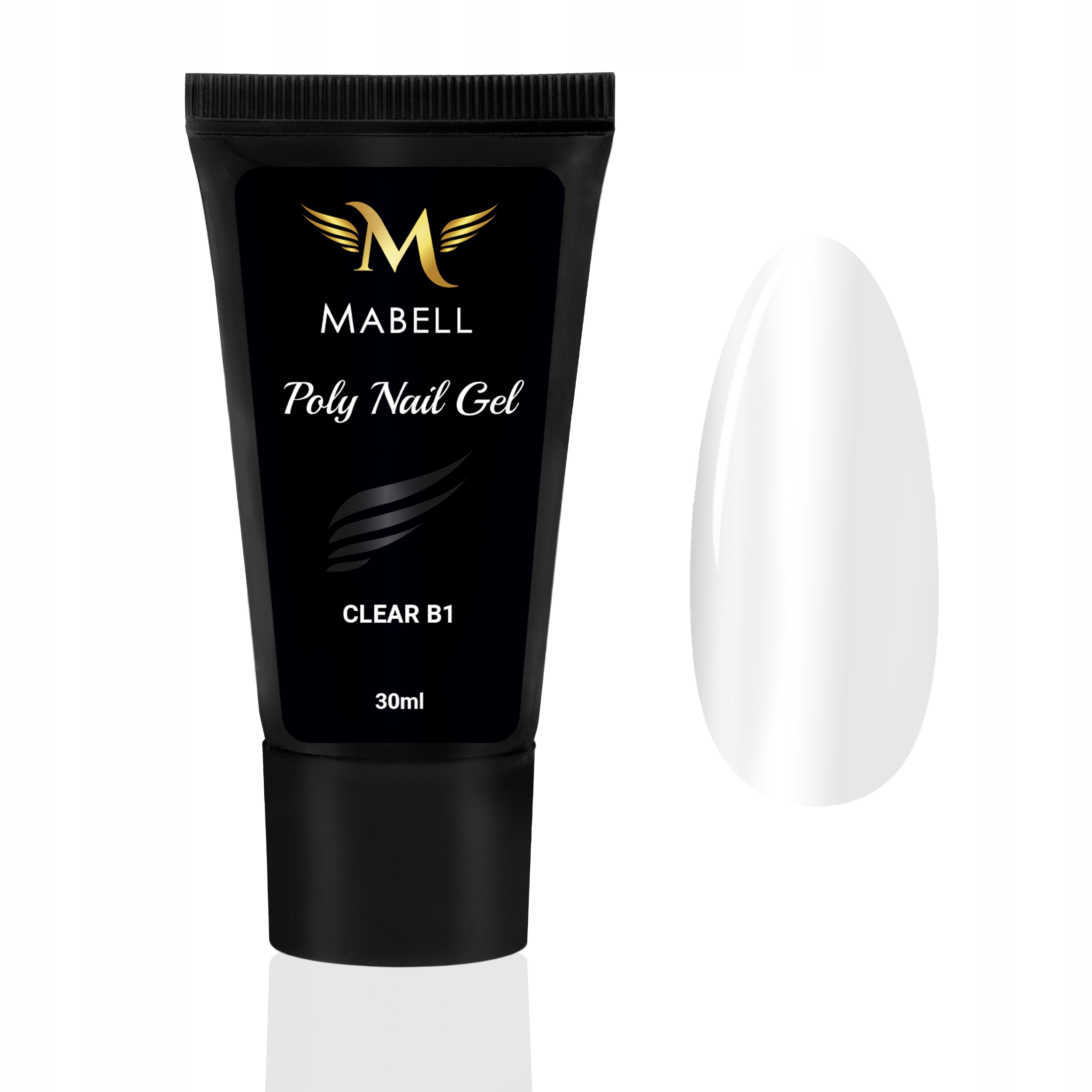 

Mabell Poly Nail Gel Acrylic Akrylo Żel 30g Clear