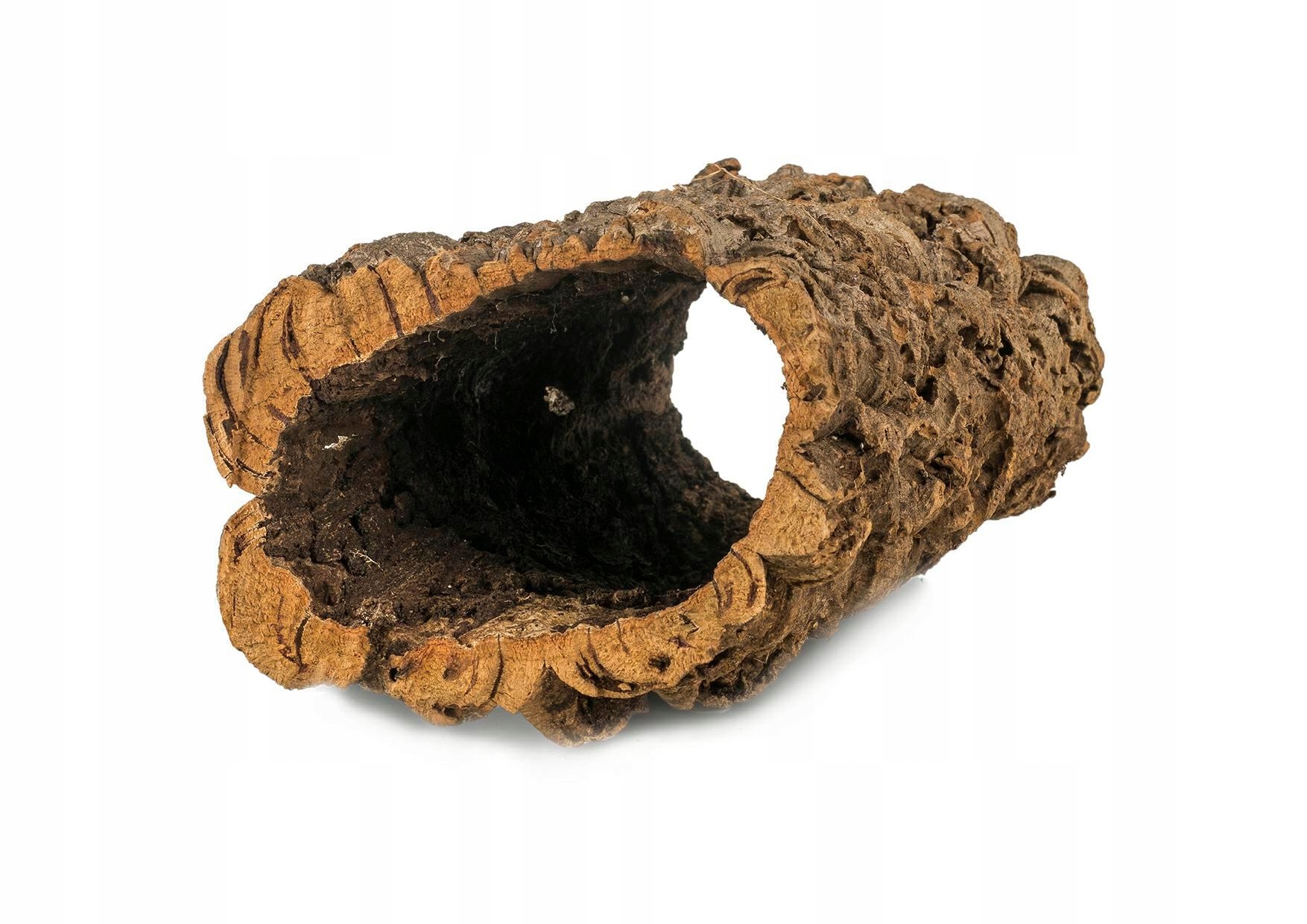 Levně Přírodní korková tuba 60 cm – dekorace a úkryt pro plazy