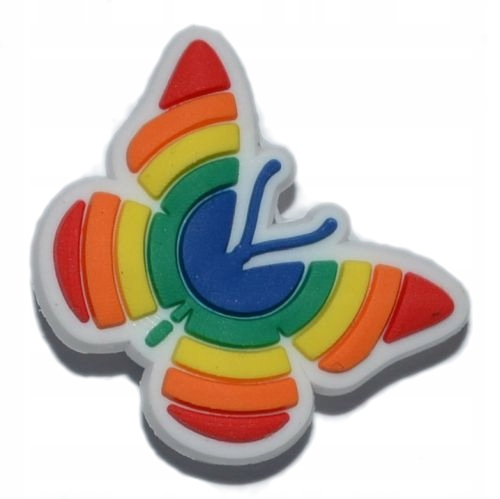 

Zwierzęta - Przypinka - Kolorowy motyl - 3732