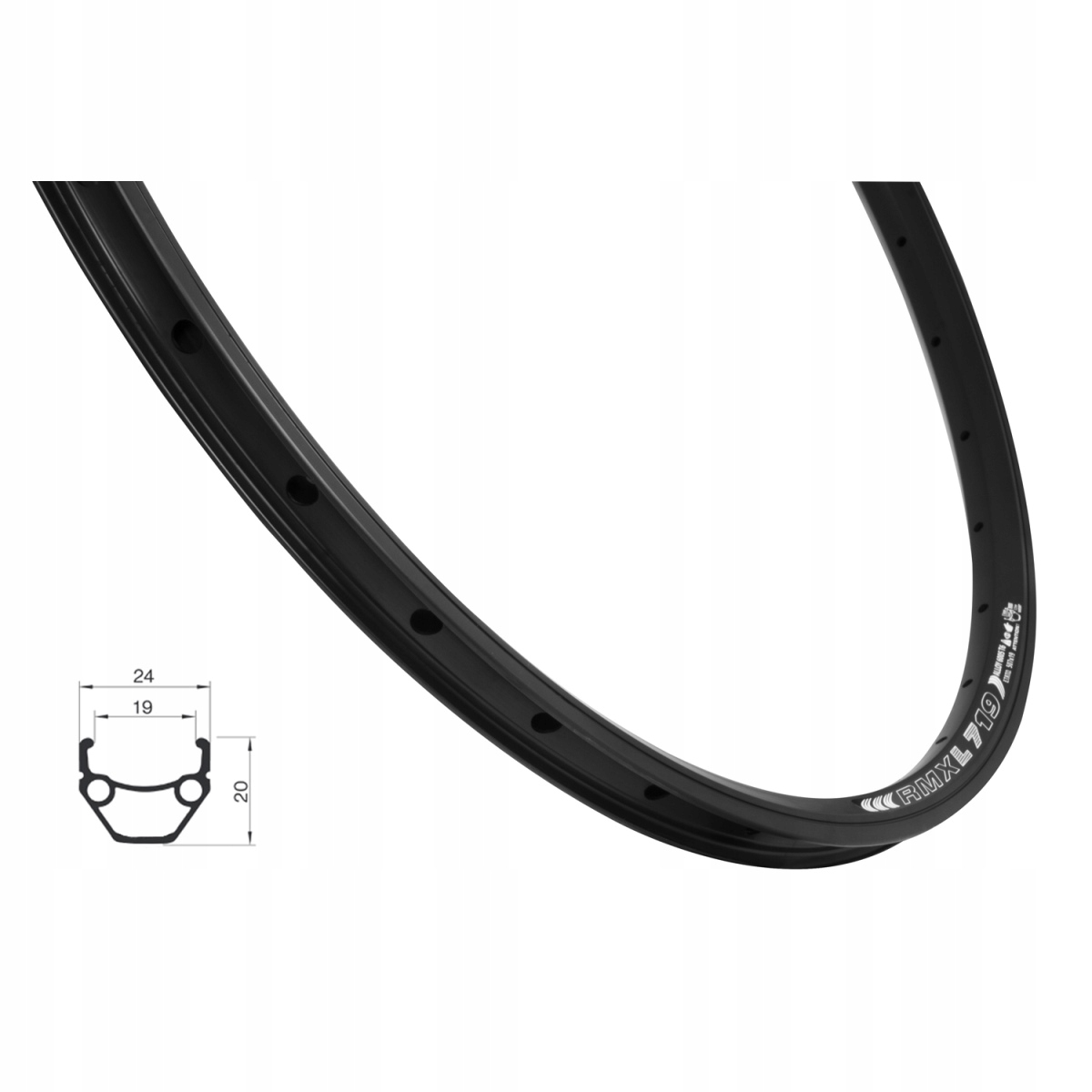 Obręcz rowerowa 26' 559x19 Remrex Dragon 32