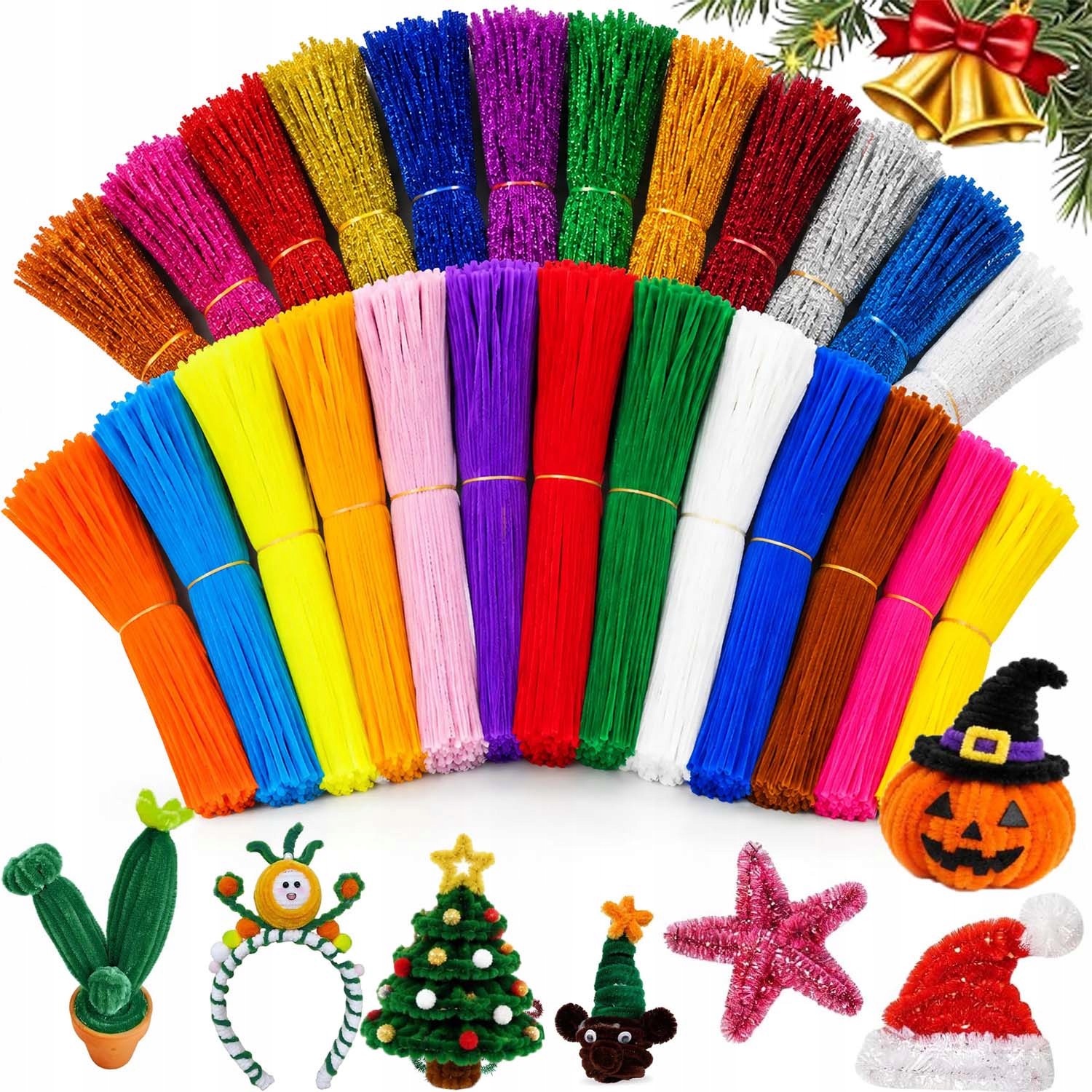 Kreativní Drátky 30CM 2500KS MIX 25 Barev Giga Jako Dárek Diy Trvanlivé