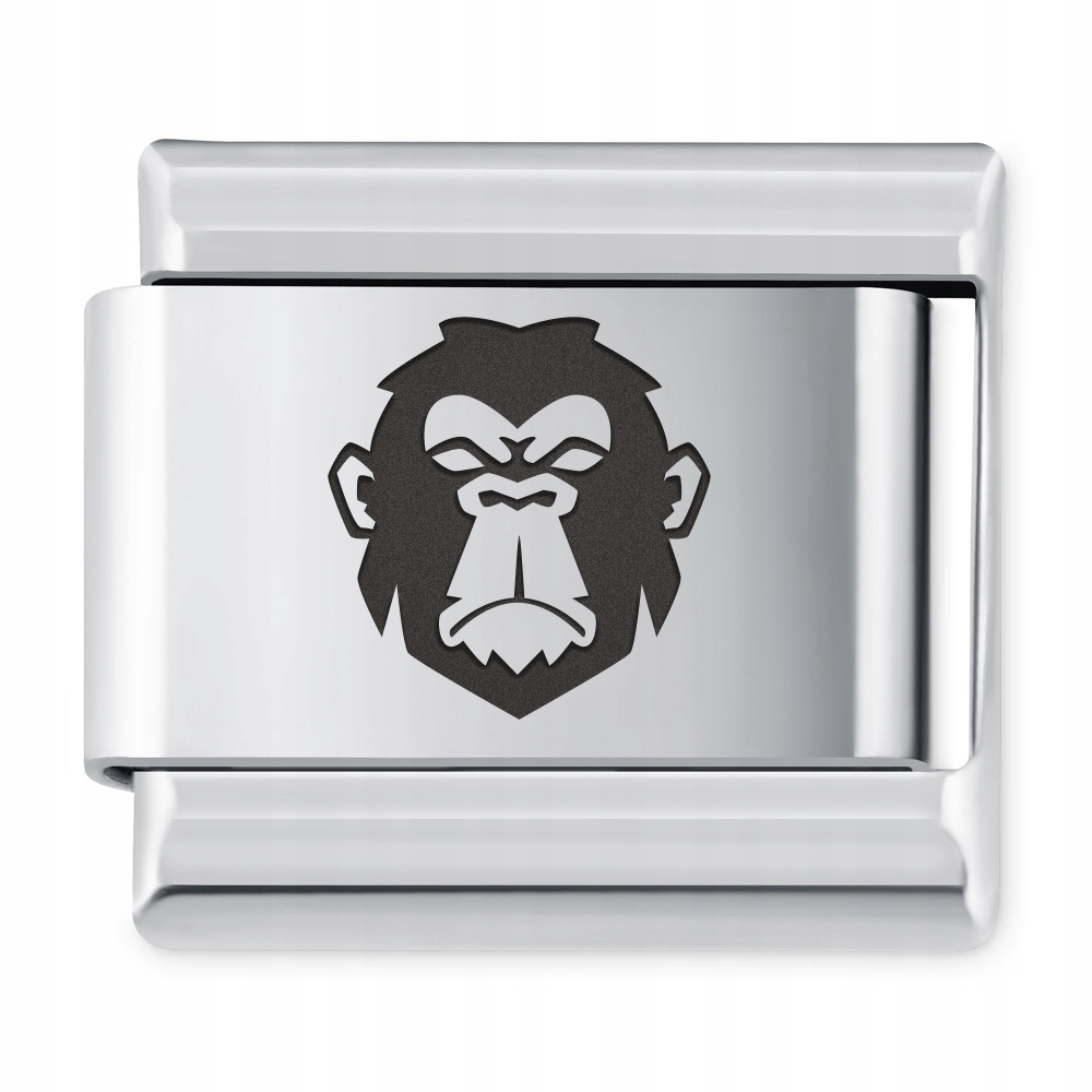 

Italian Charms Symbole Zwierzęta Małpa Grawer