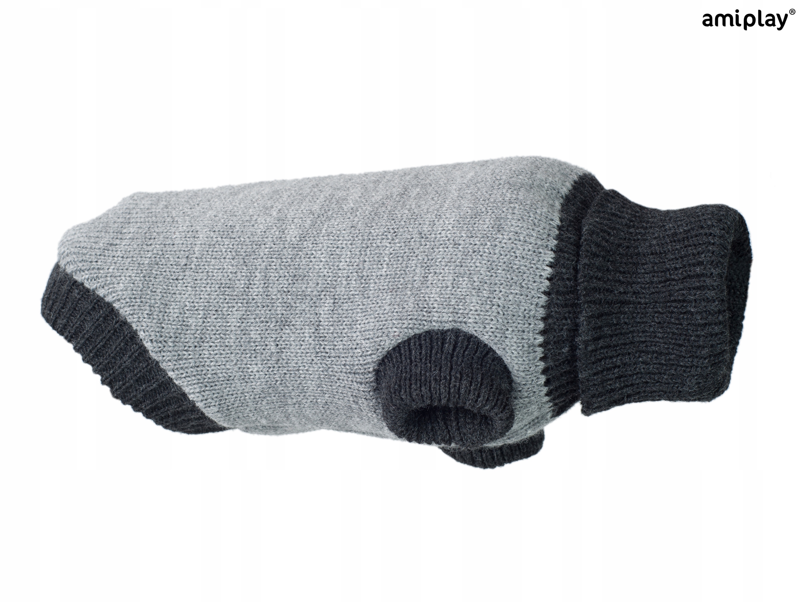Amiplay svetr oslo 23 cm šedý