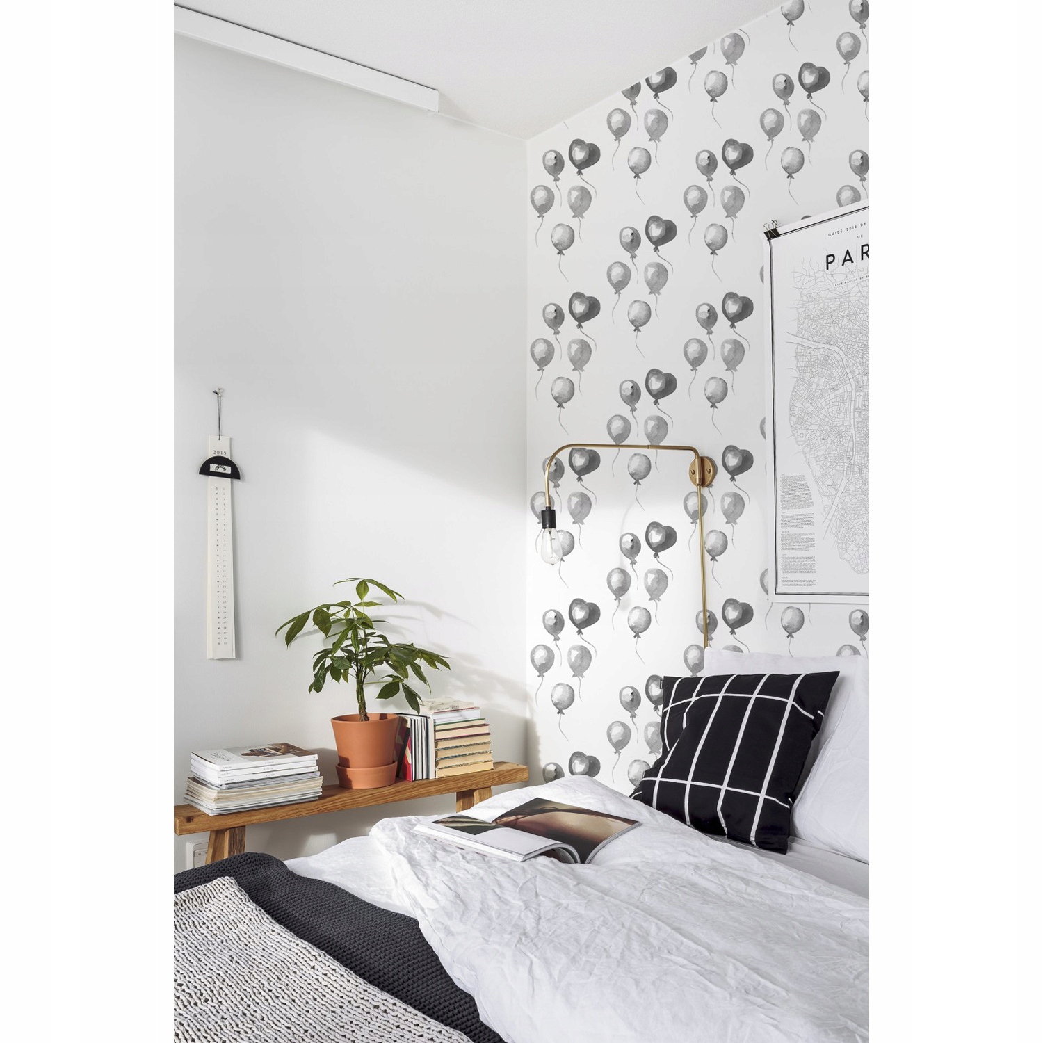 

Fototapeta flizelinowa Szare balony 152x104 + klej