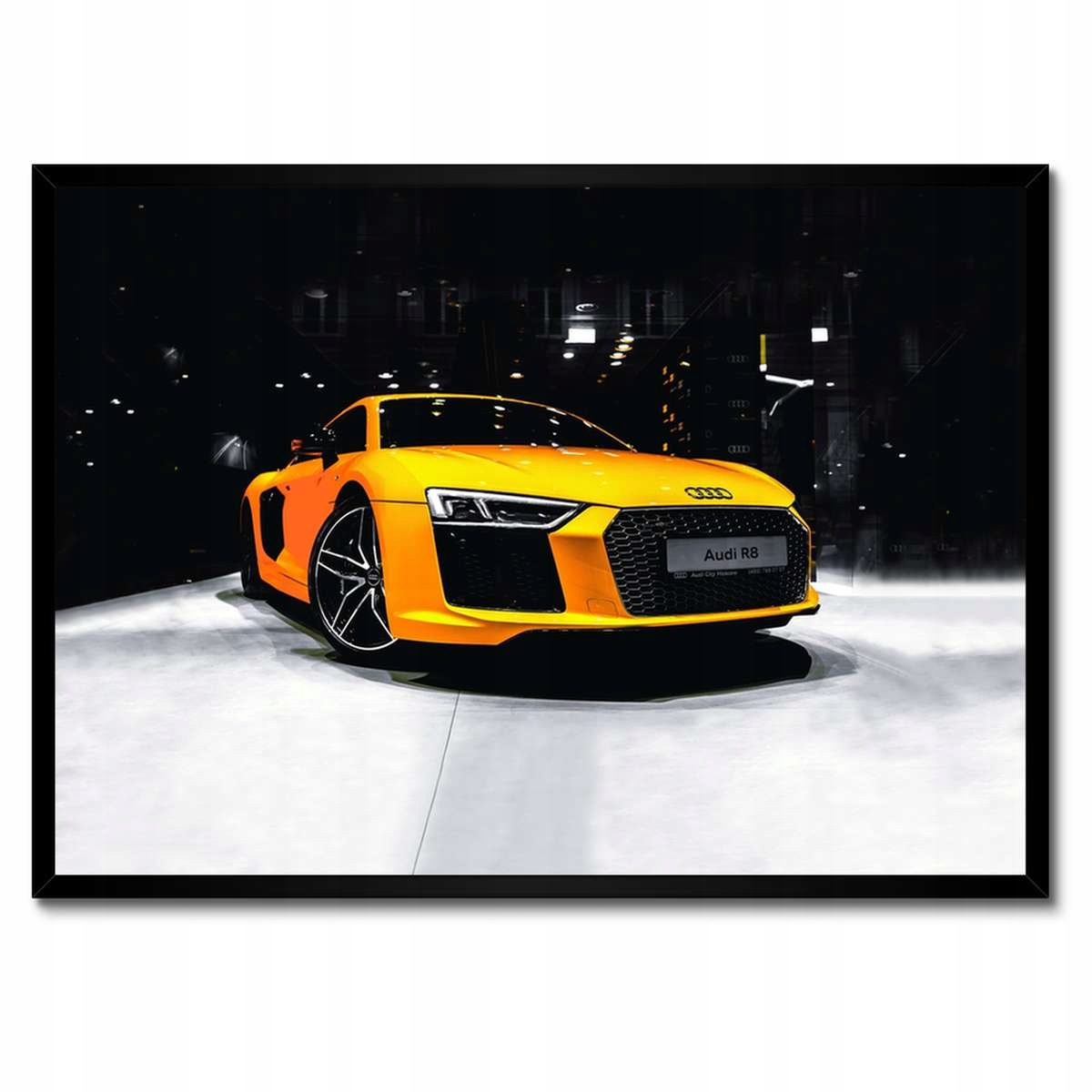 Plakáty v rámu 70x50 Žluté Audi Audica R8
