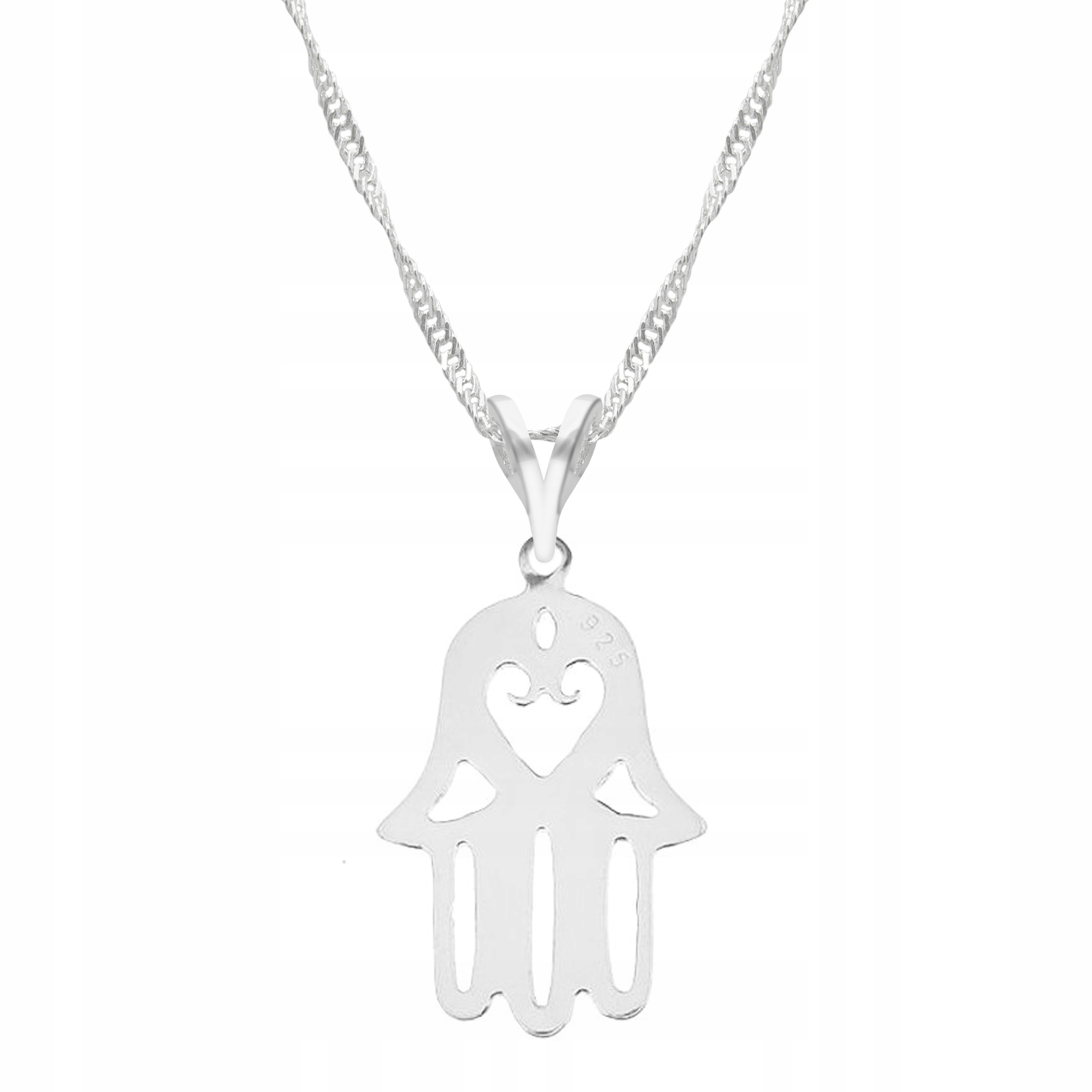 Stříbrný řetízek náhrdelník 925 Ruka Prozřetelnosti