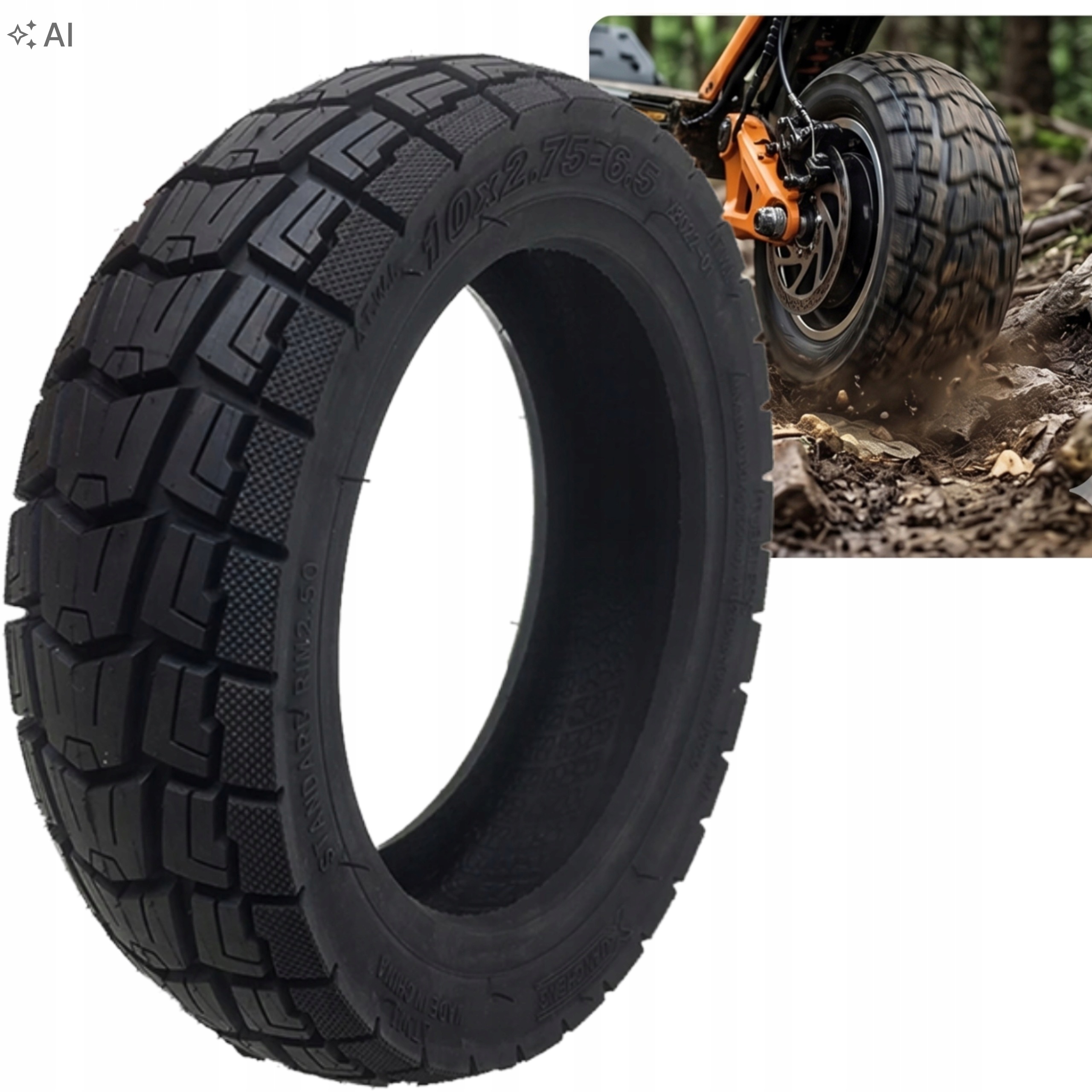 Opona bezdętkowa 10x2.75 -6.5 do KuKirin G2 G3 Ruptor R1 R3 R6 Motus Pro 10