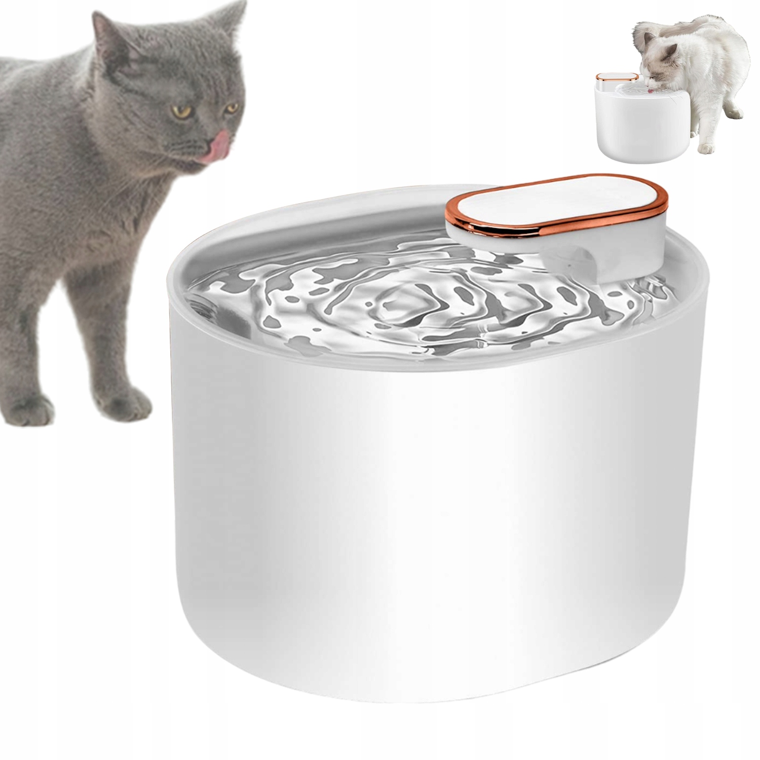 Levně Fontána Krmítko Pro Kočky Psa Miska Automatické Krmítko 3L