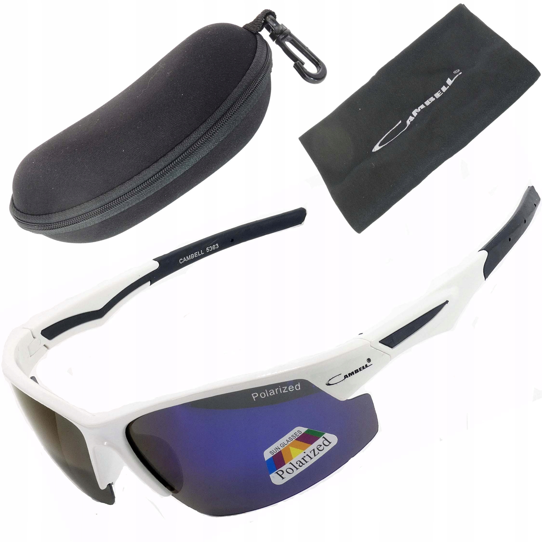 Okulary POLARYZACYJNE SPORT na ROWER UV400 Cambell