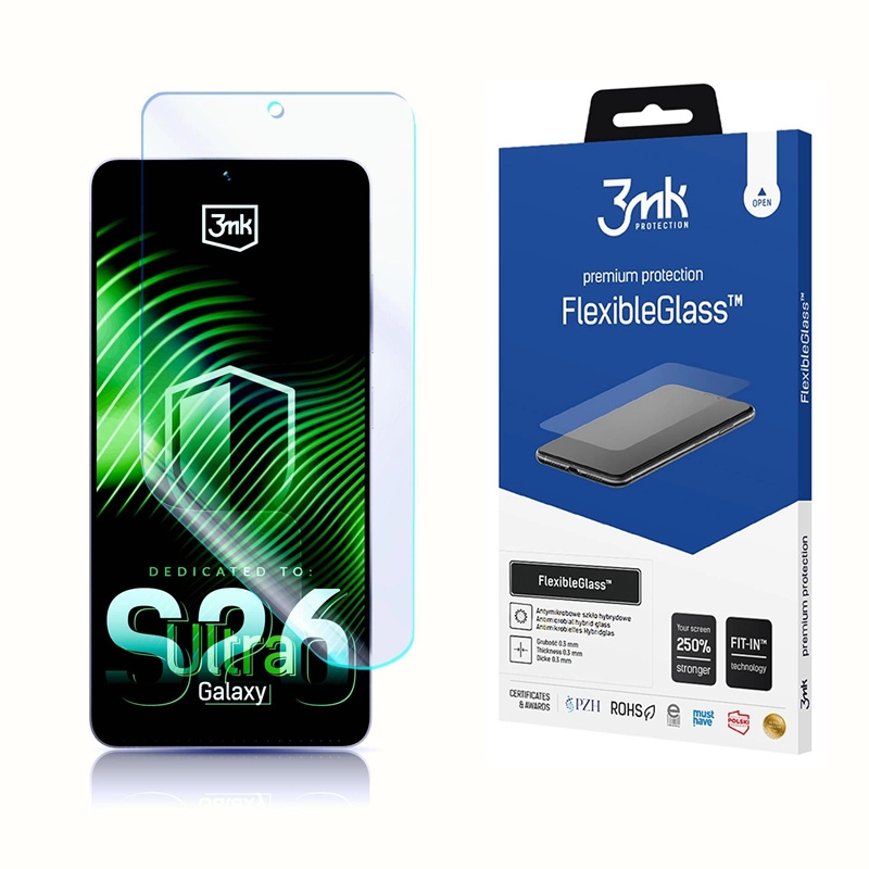 3MK Szkło hybrydowe FlexibleGlass do Samsung S26 Ultra