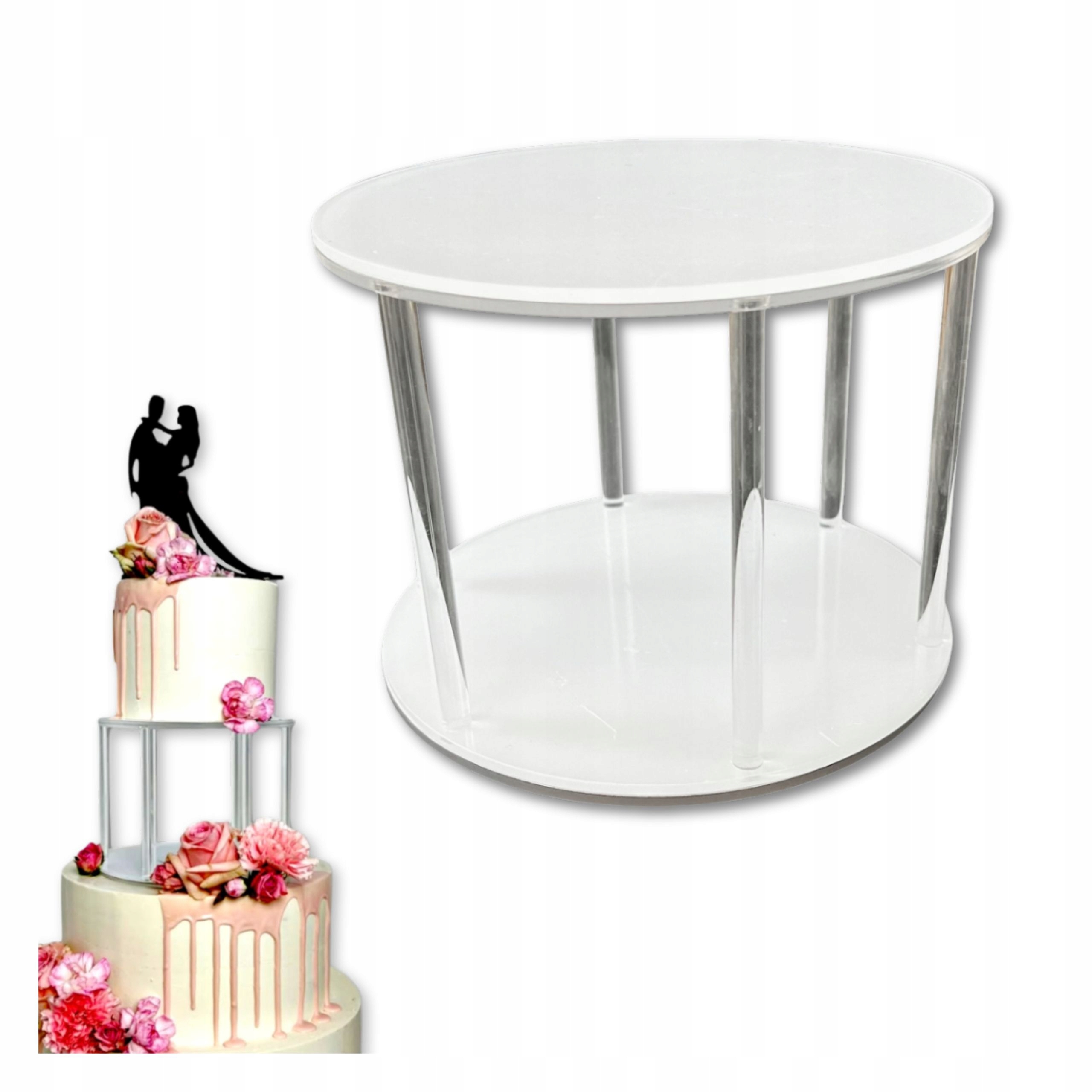 Separator tortu piętrowego 15x15 cm Podkład miedzy piętra CakeDecor