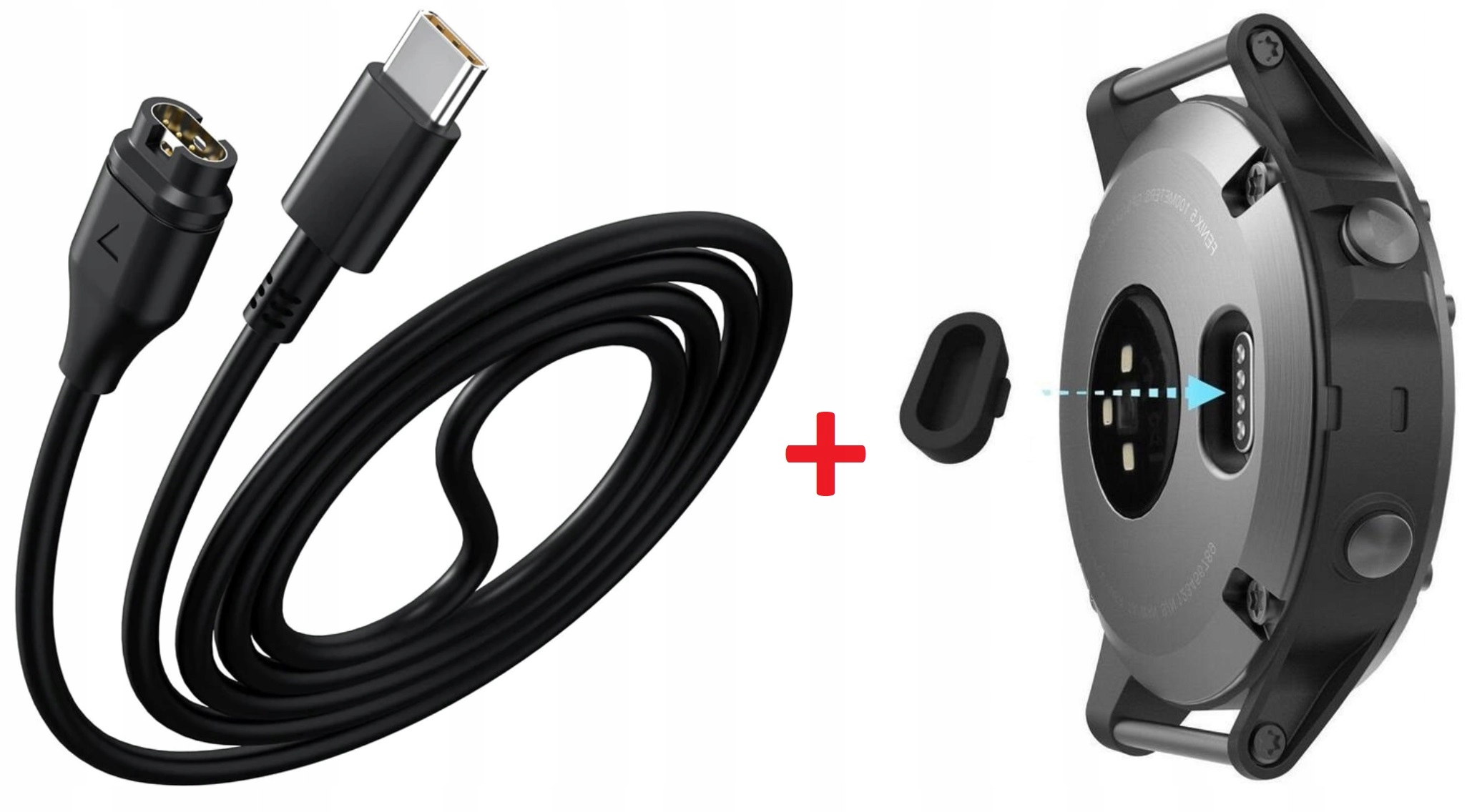

Kabel Usb-c Zaślepka Garmin Fenix 7X 7X Solar