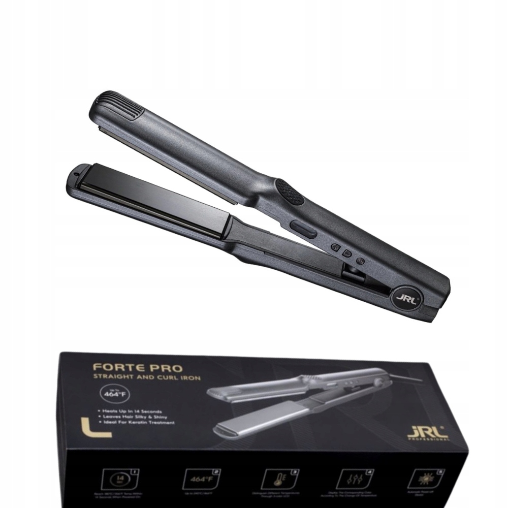 Prostownica i lokówka do Włosów Jrl Forte Pro Profesjonalna 2 w 1 Jonizacja
