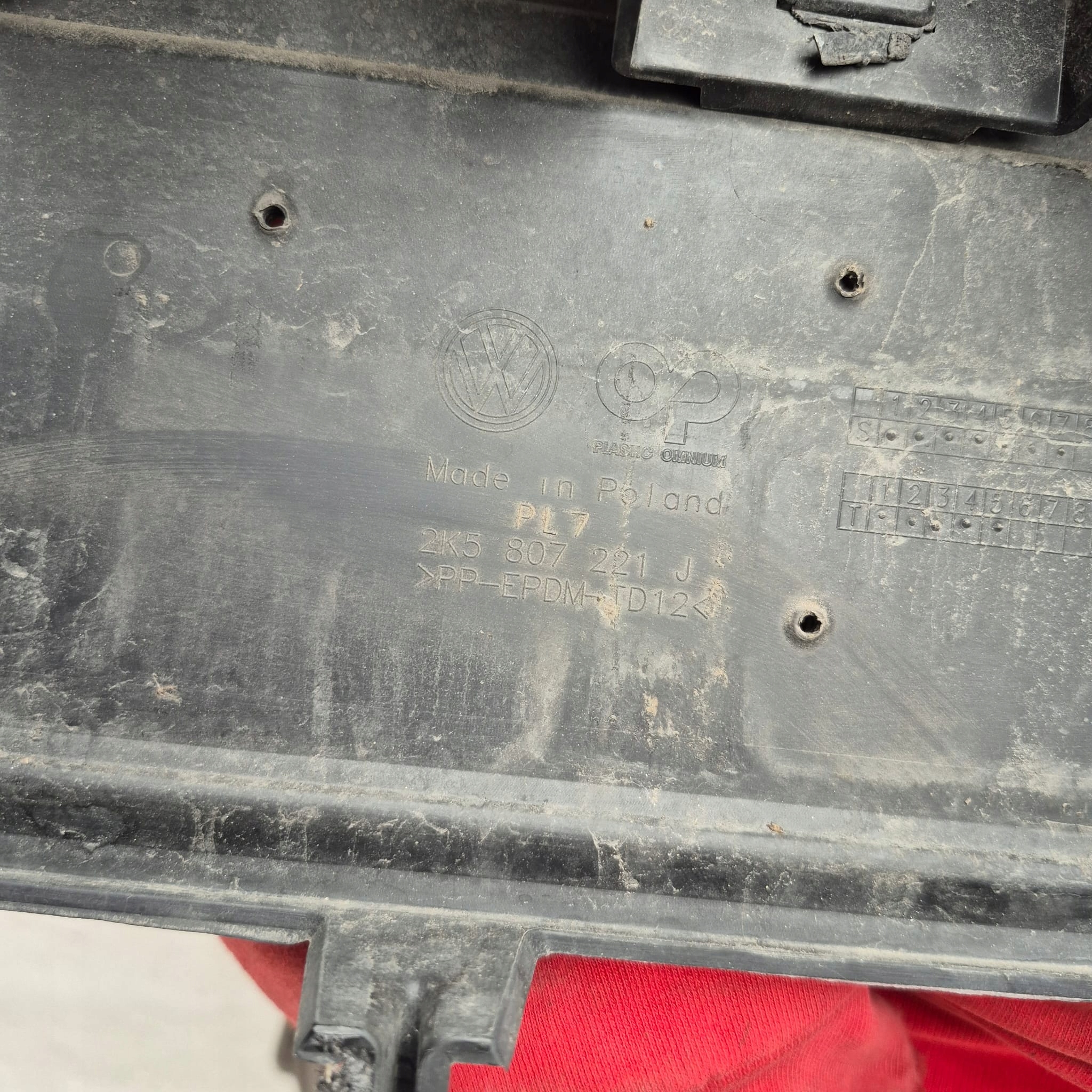 VW CADDY III 3 2K LIFT 15-20 bumper front front