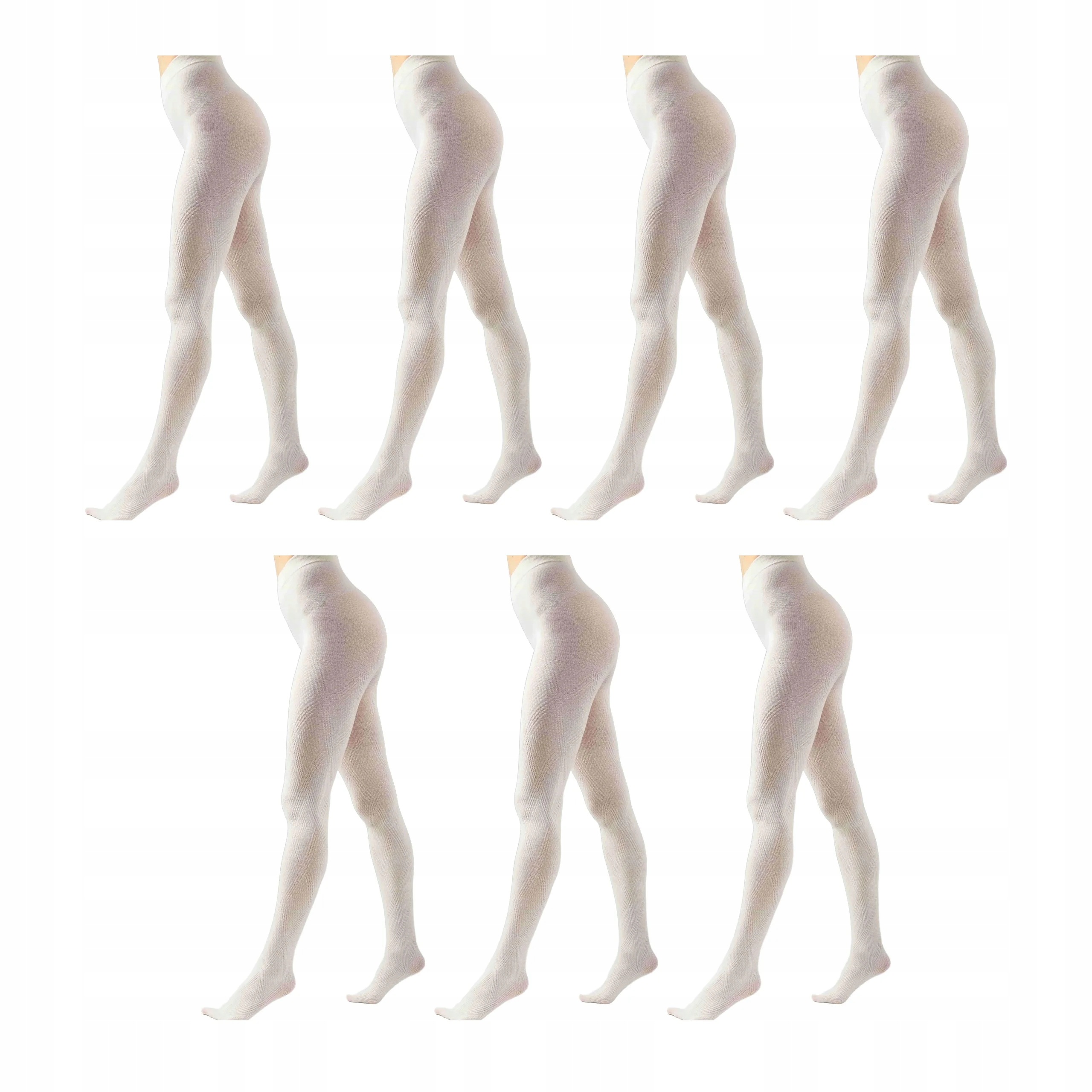 7 párů Punčocháče bavlněné 120 den 1930 Rambi Cottone Legs 7x Panna 3-M