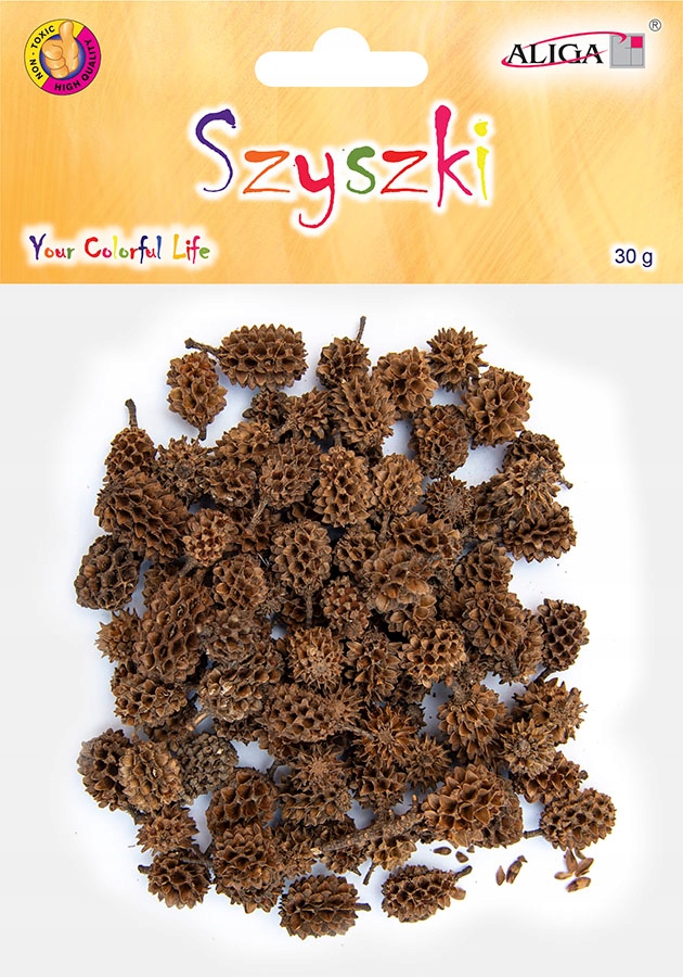 

Szyszki Naturalne do dekoracji Mini Aliga 30g