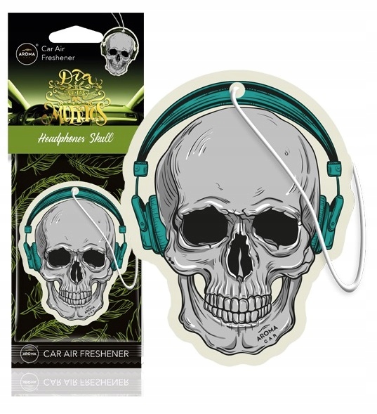 

Zapach samochodowy Muertos Headphones czaszka Dj