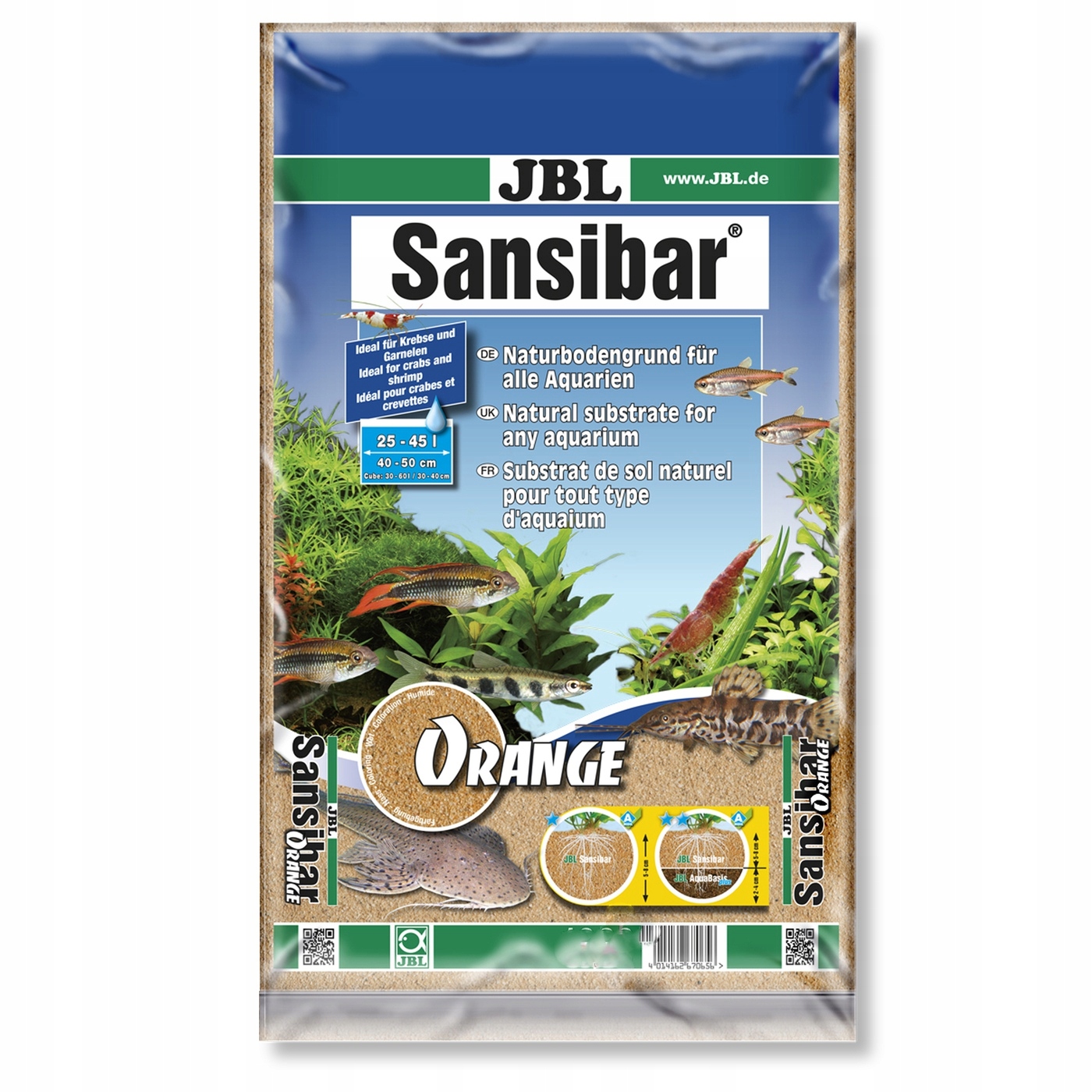 Jbl Substrát Sansibar Orange 5KG (67064)