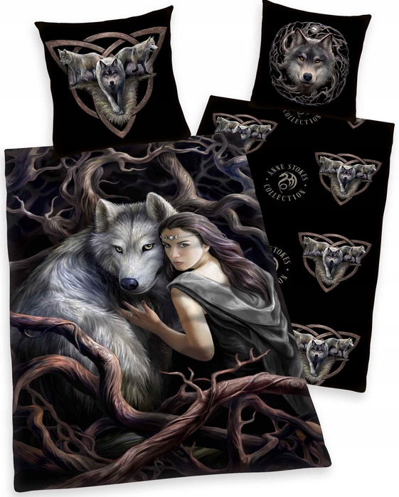

Anne Stokes Wilk Wilki Pościel 140X200 Gothic